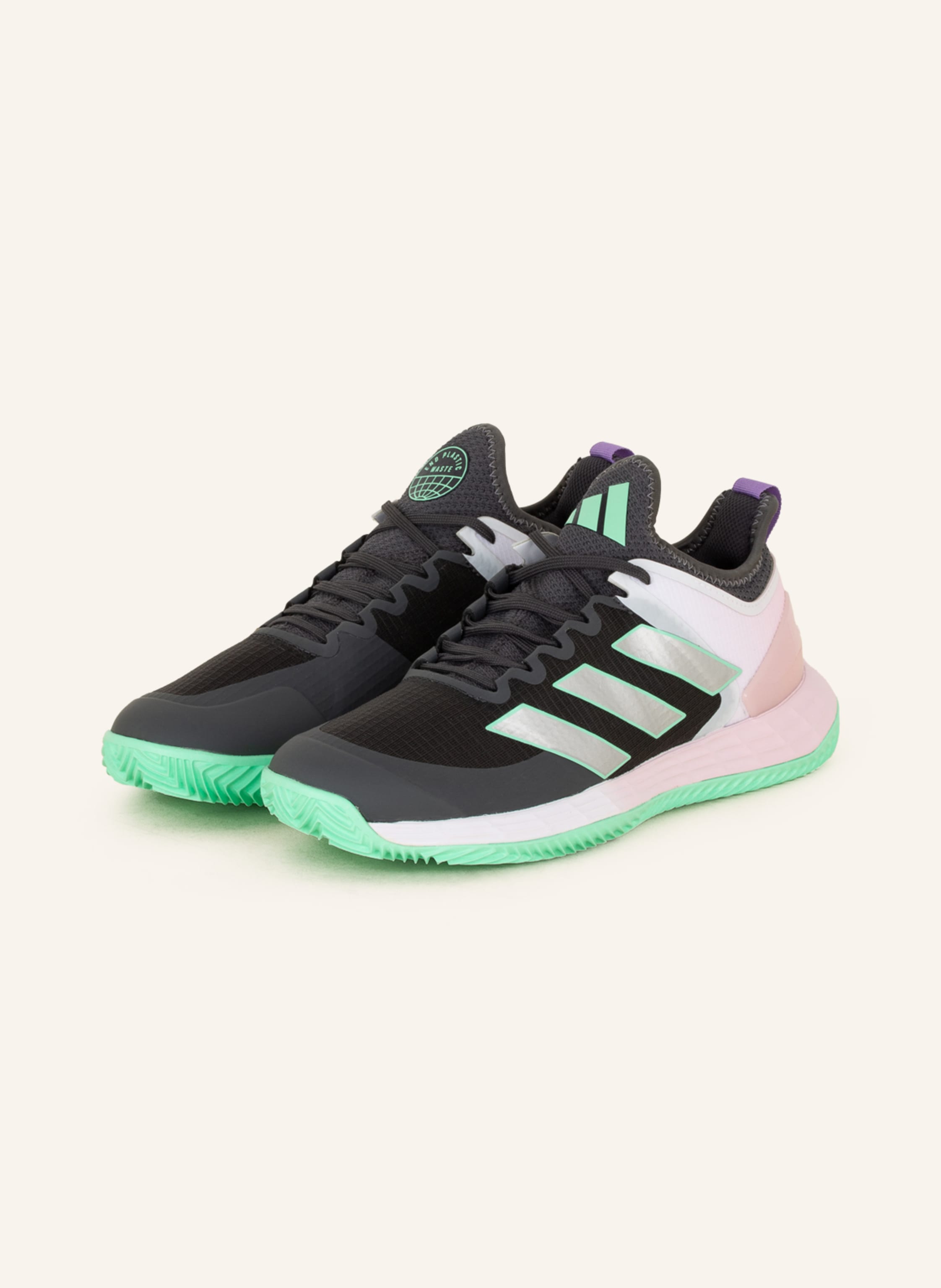 adidas Tennis shoes ADIZERO 4 in gray/ light pink