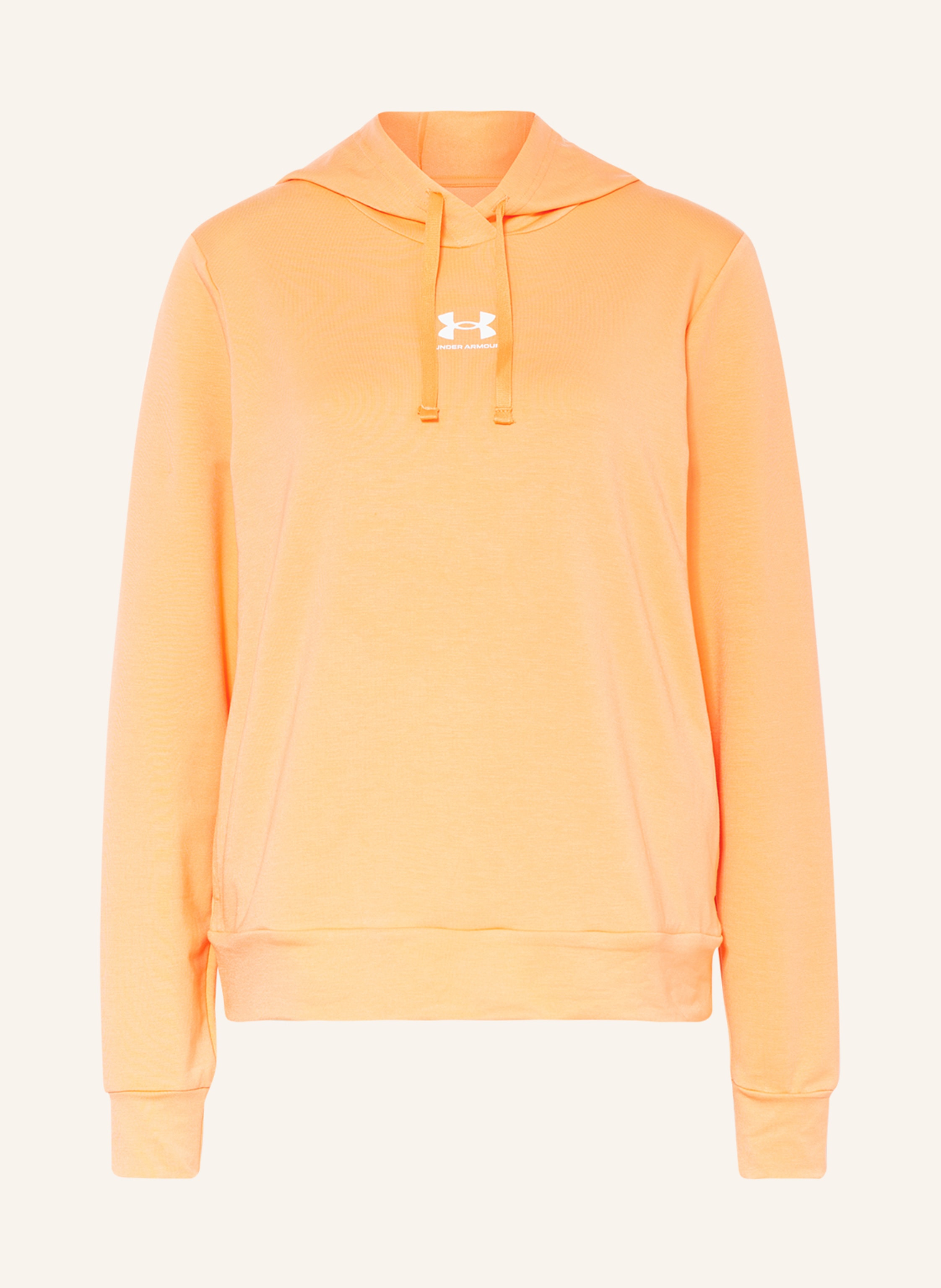 Womens orange under armour hoodie hotsell