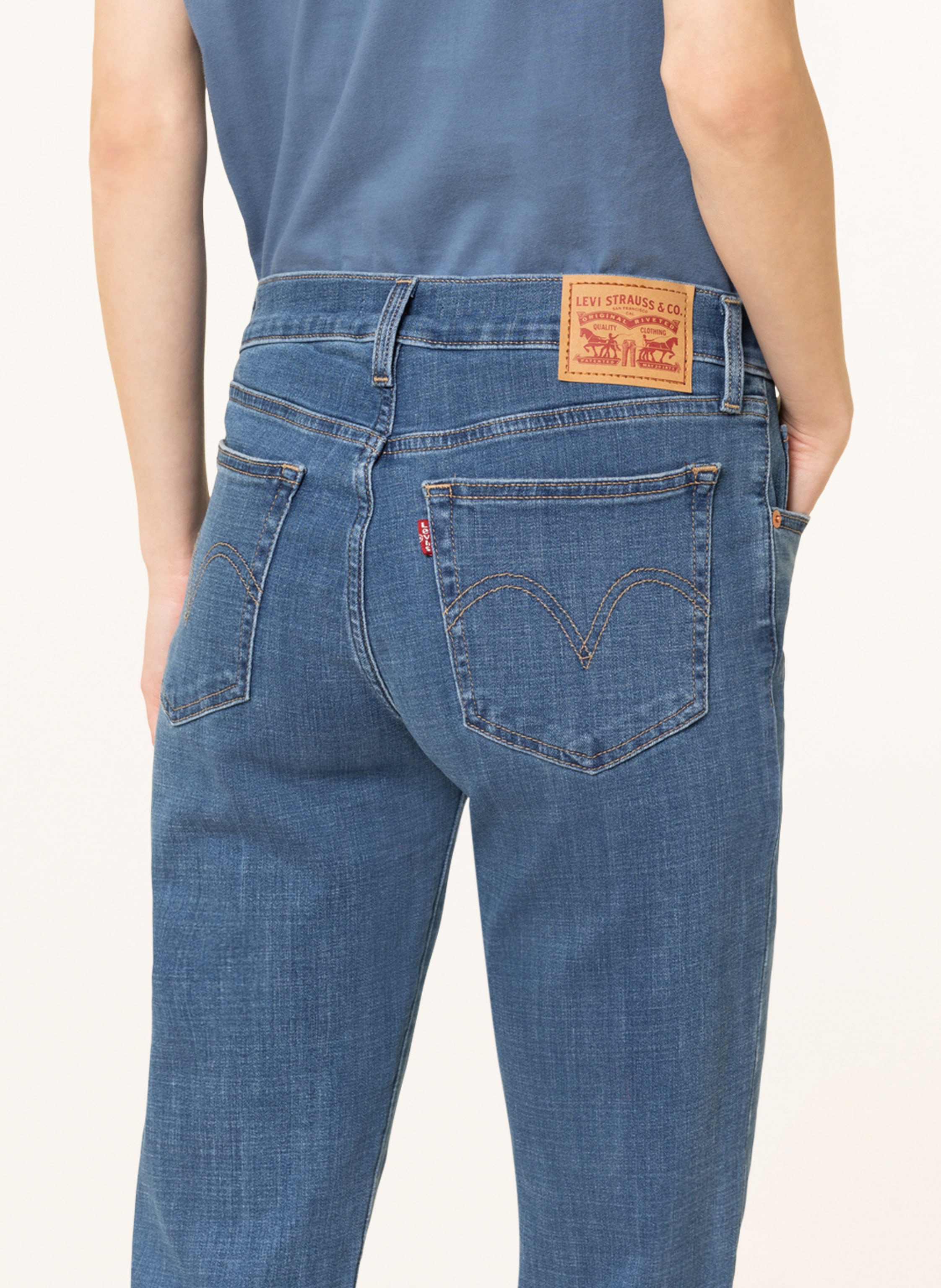 Levi's® Boyfriend Jeans blau – Bild 2
