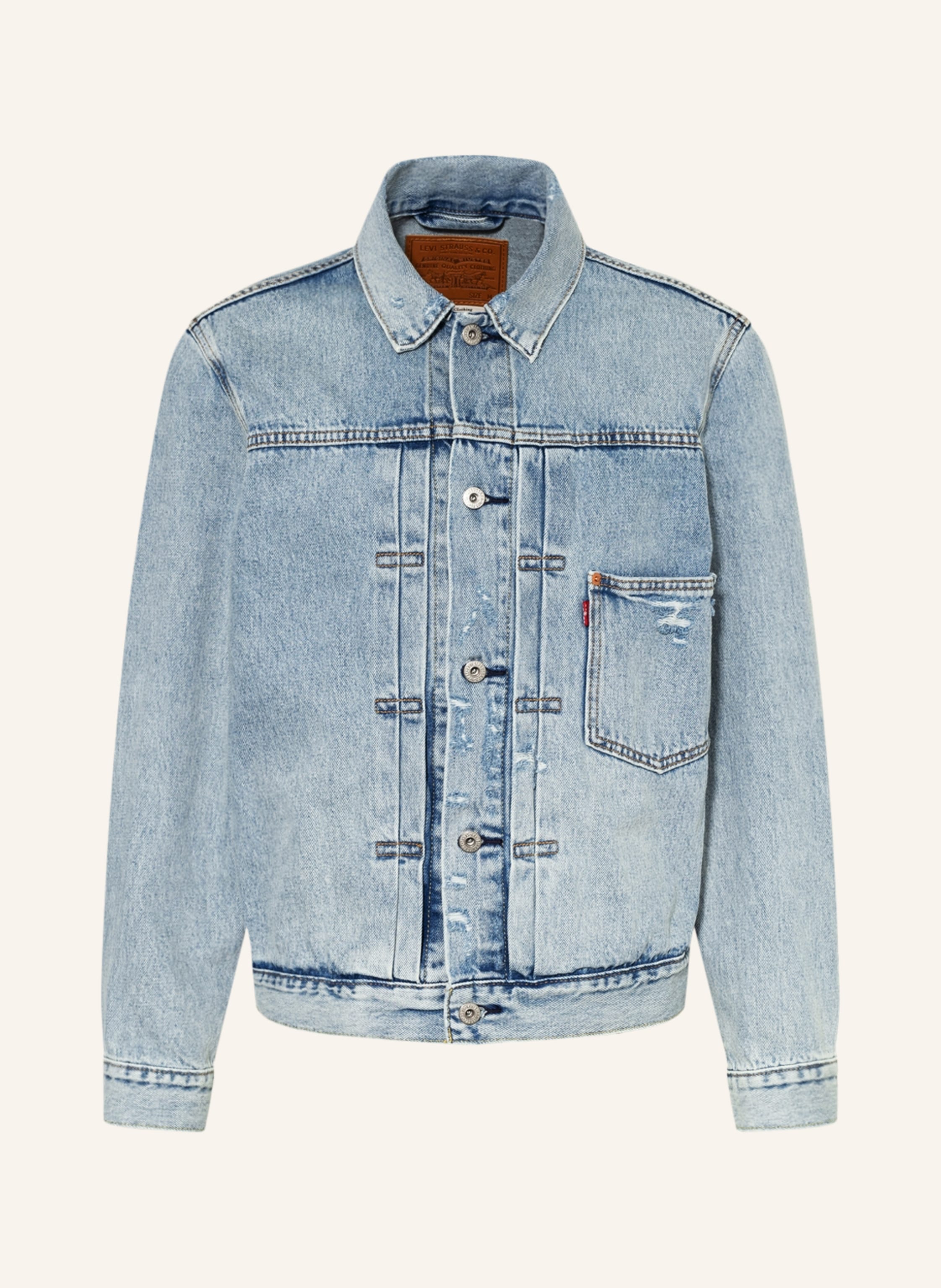 Levi's® Oversized denim jacket TYPE I TRUCKER in light blue | Breuninger