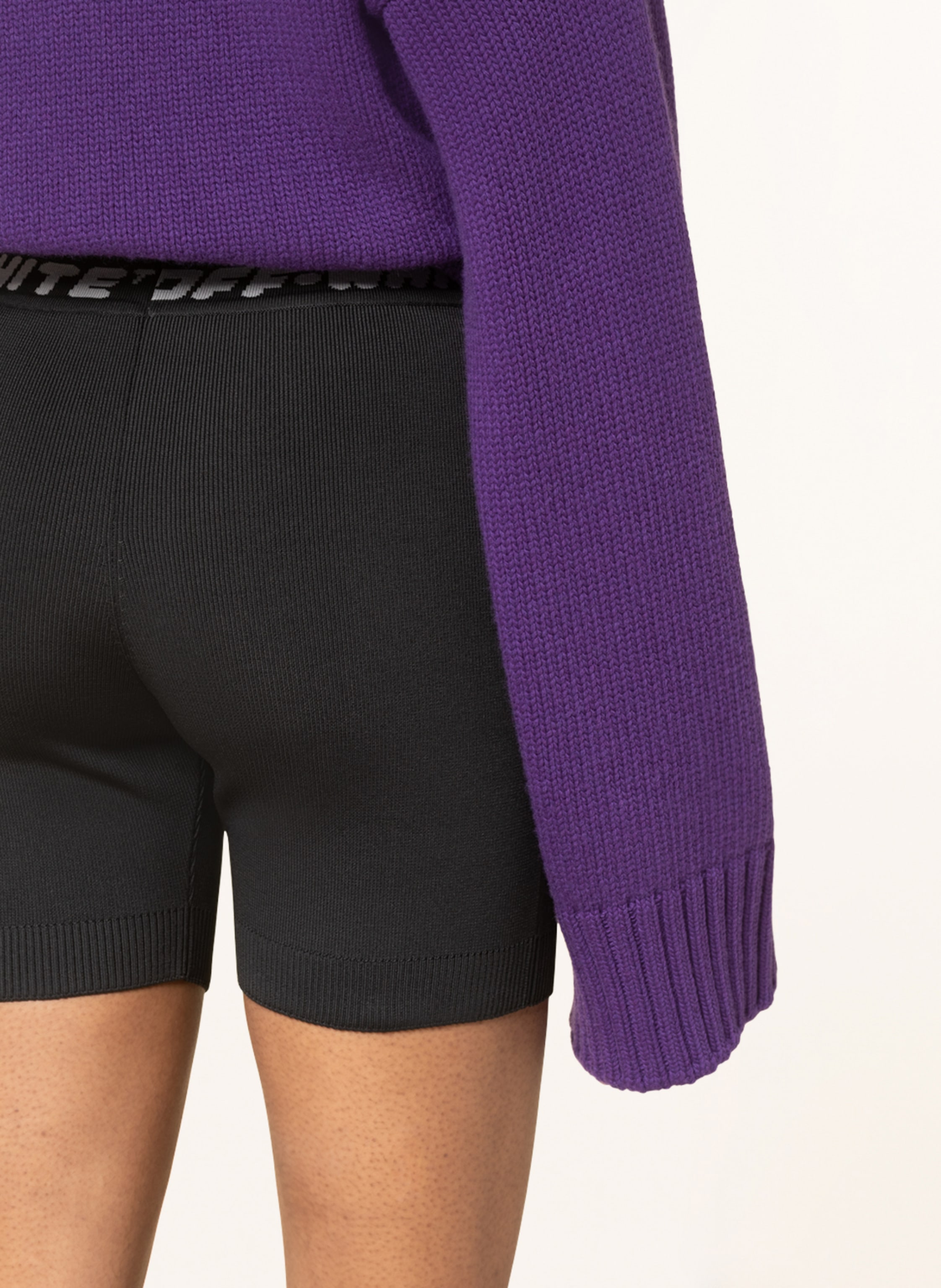Thumbnail - Off-White Radlerhose schwarz