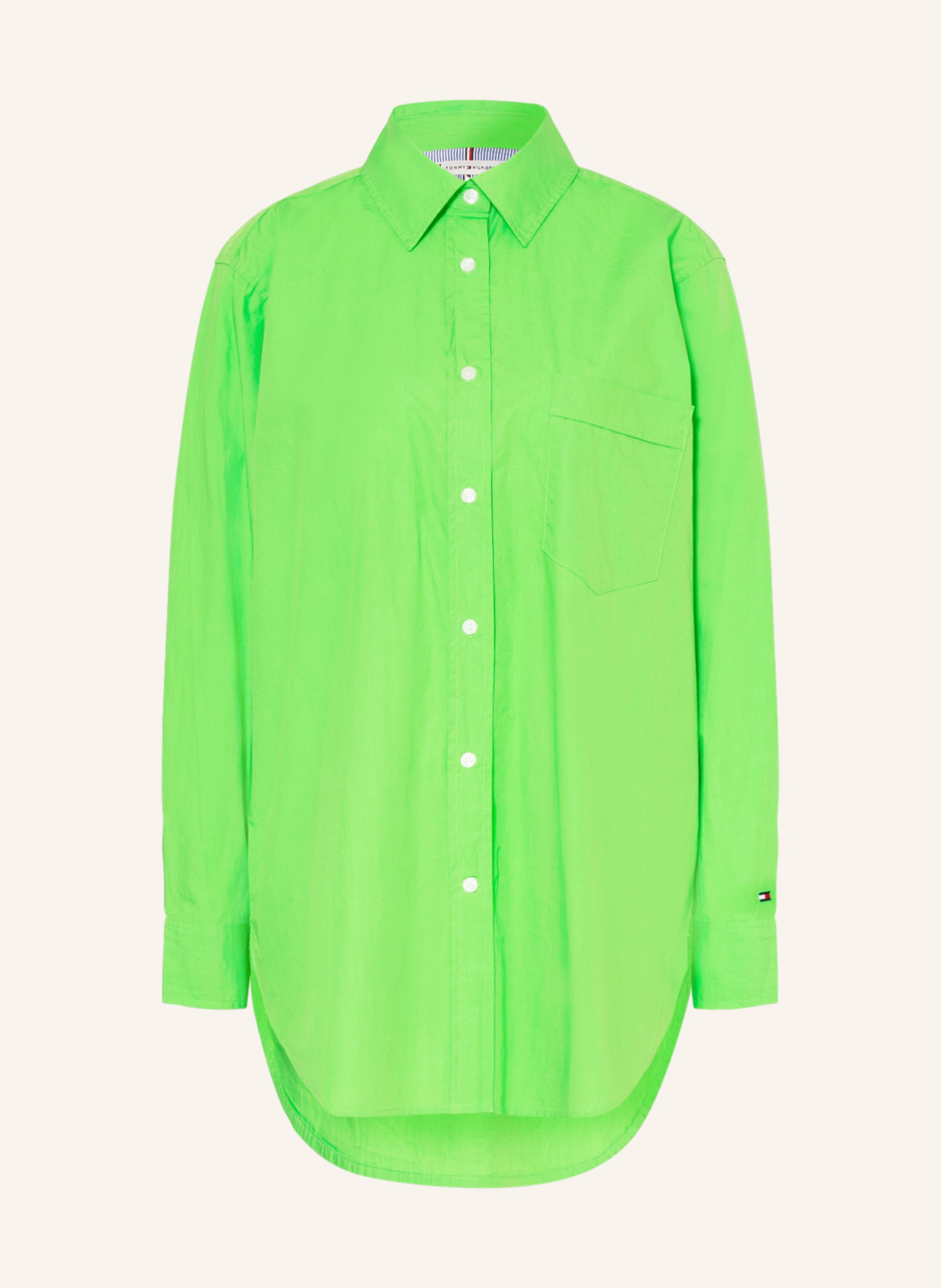 Tommy hilfiger green dress shirt Clearance