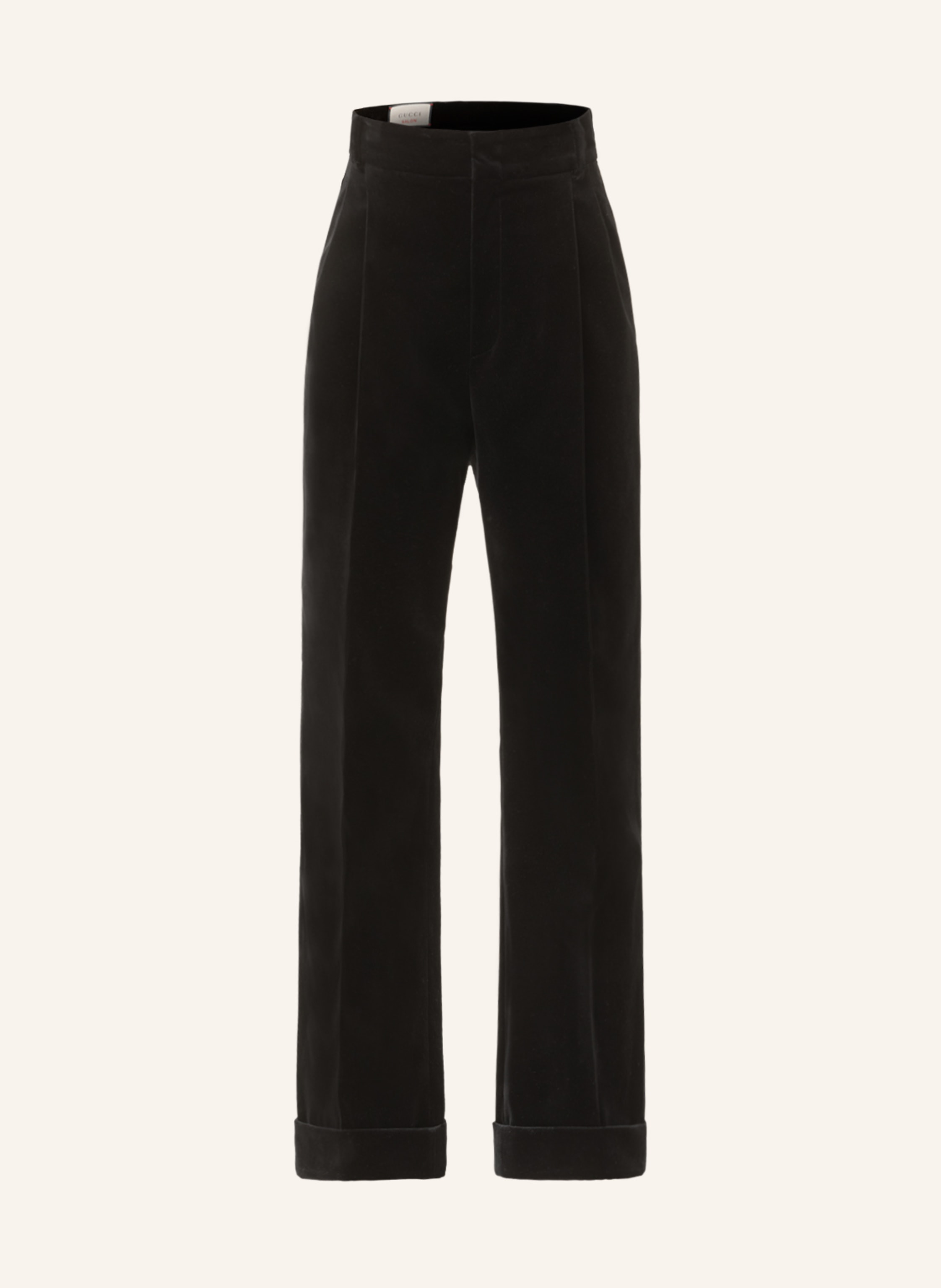 GUCCI Velvet pants in black