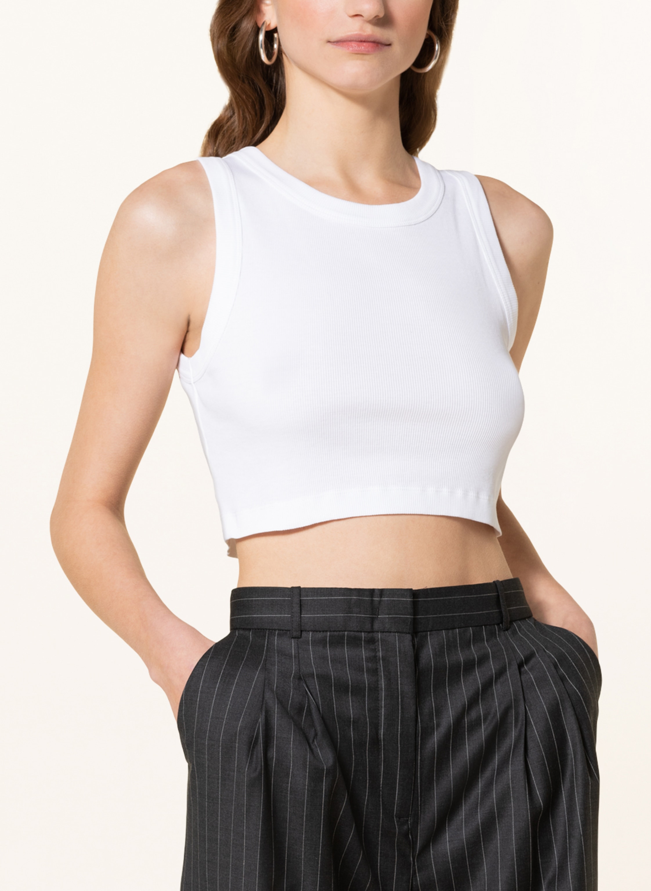 Thumbnail - Drykorn Cropped-Top Nadeen weiss