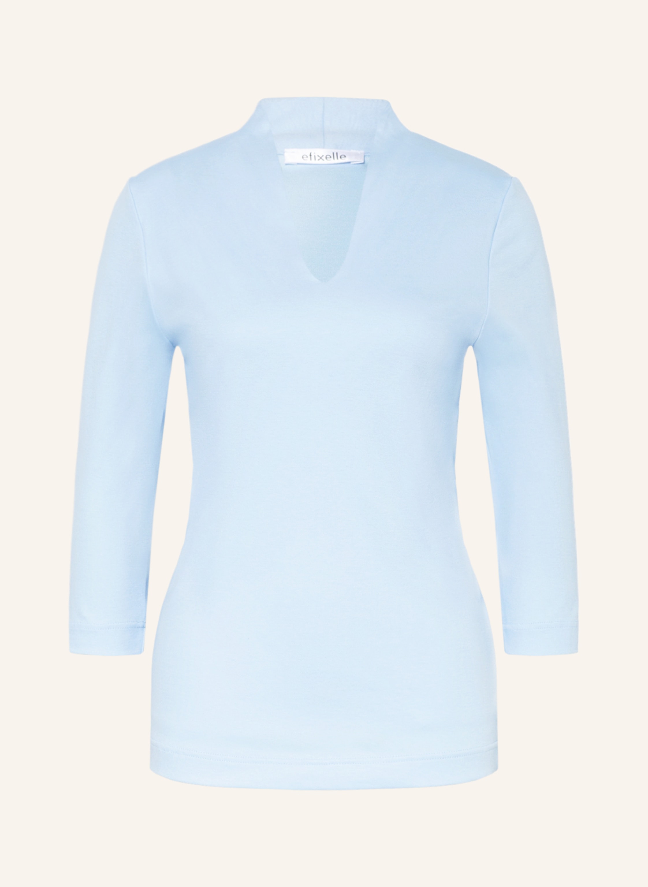 efixelle Shirt with sleeves in light blue