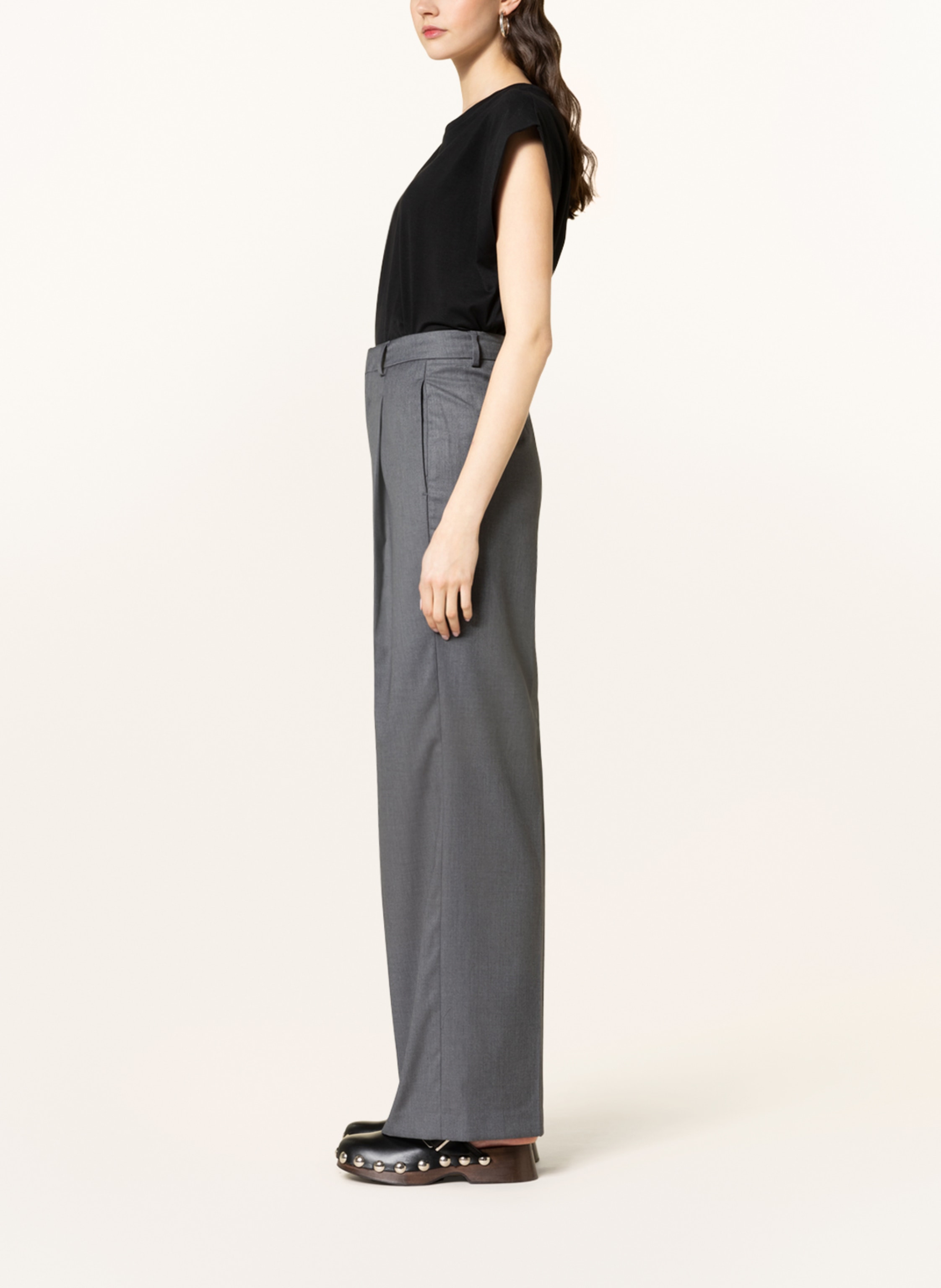 Thumbnail - Scotch & Soda Marlenehose grau