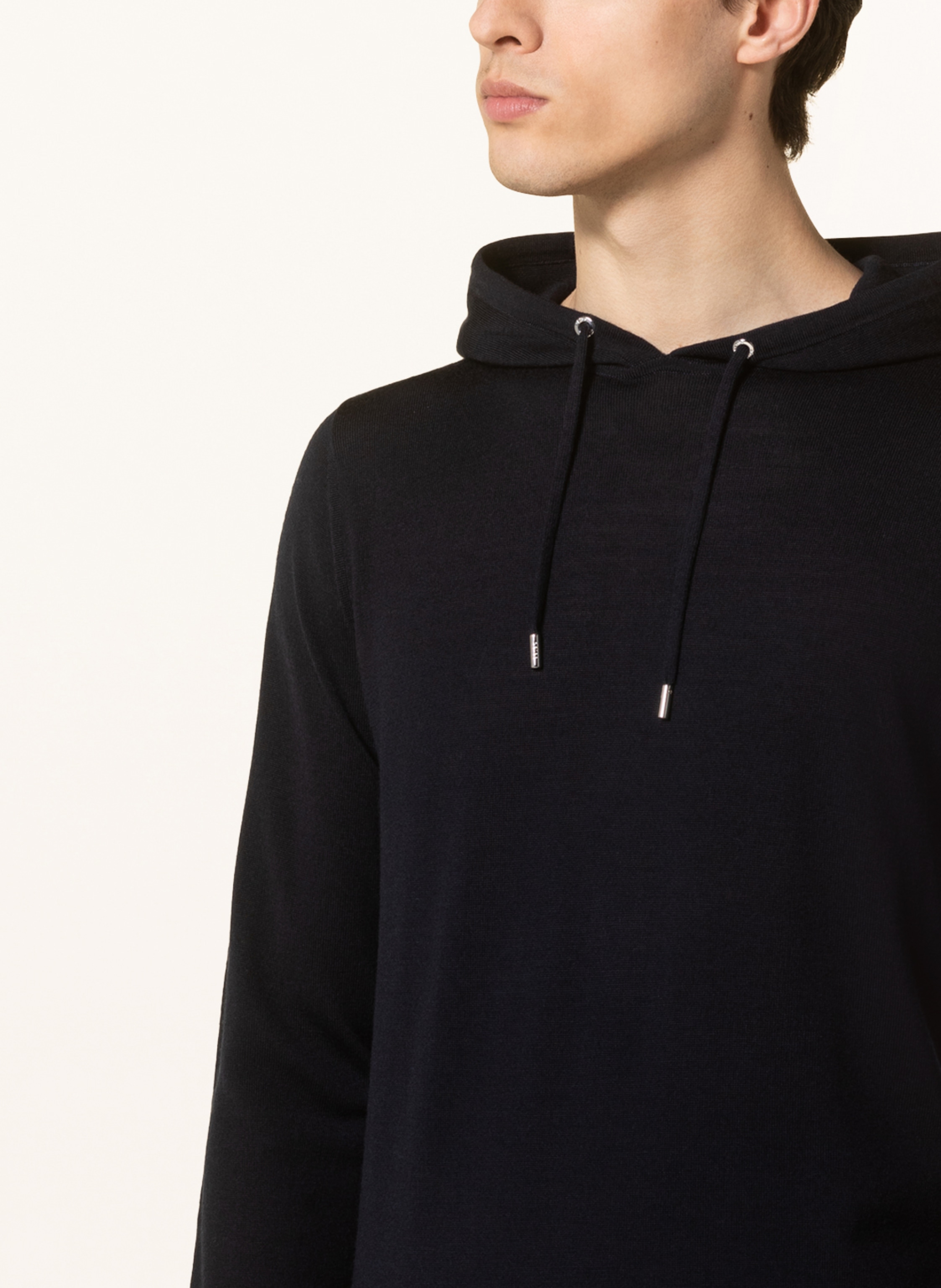 Thumbnail - Reiss Strick-Hoodie Holland blau