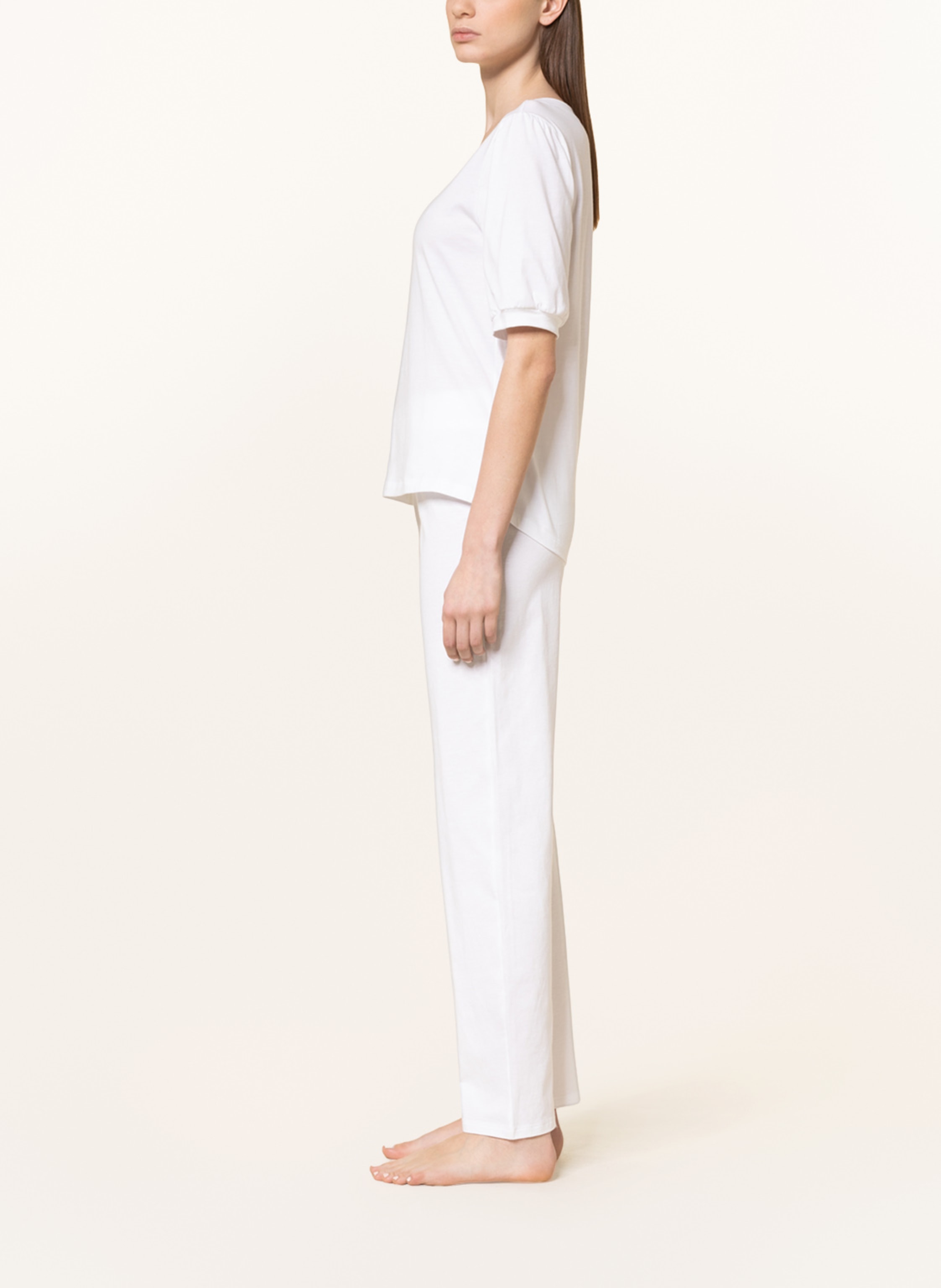 Thumbnail - Hanro Lounge-Hose Natural Wear weiss