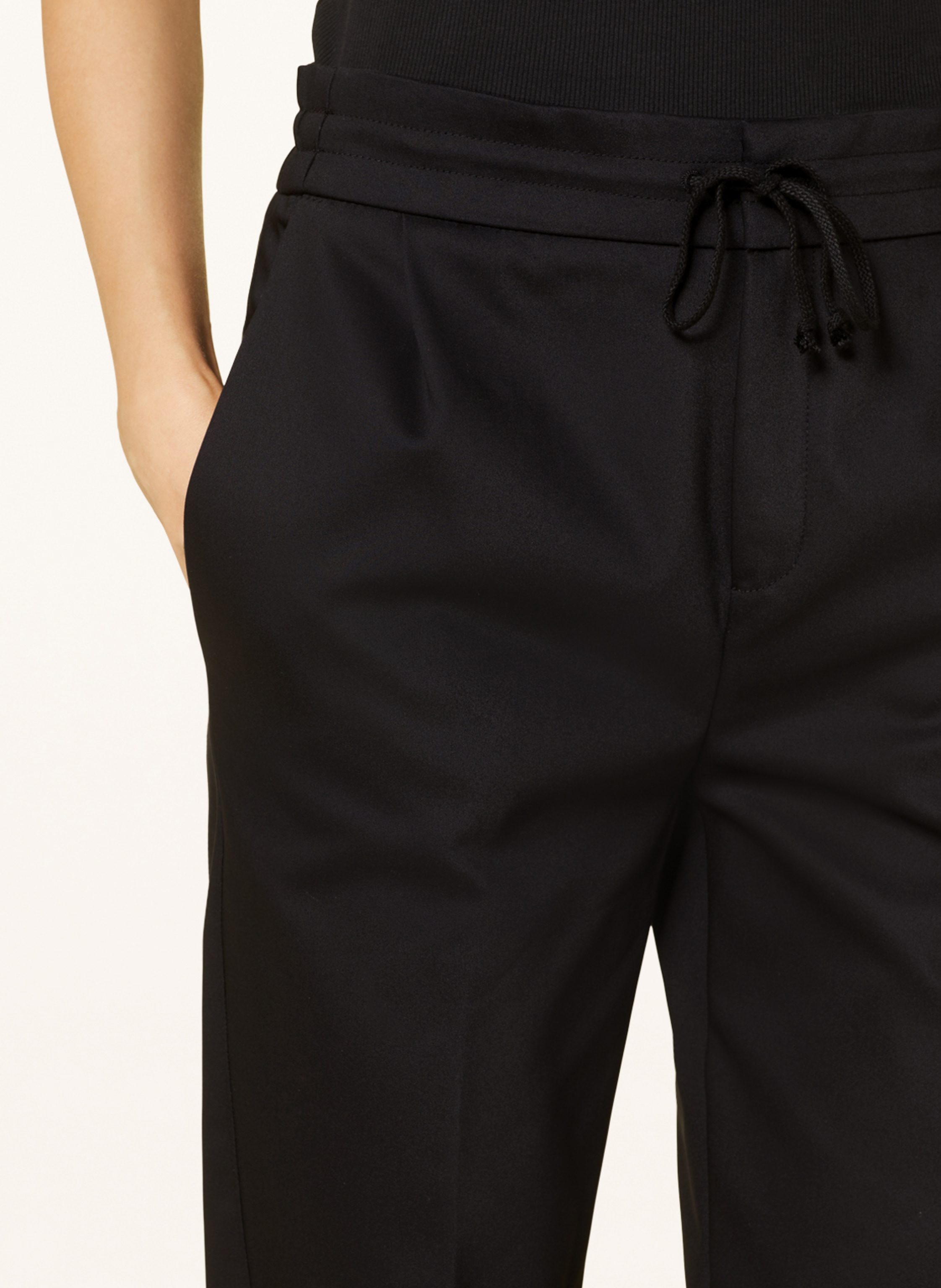 Drykorn 7/8-Hose Im Jogging-Stil schwarz – Bild 2