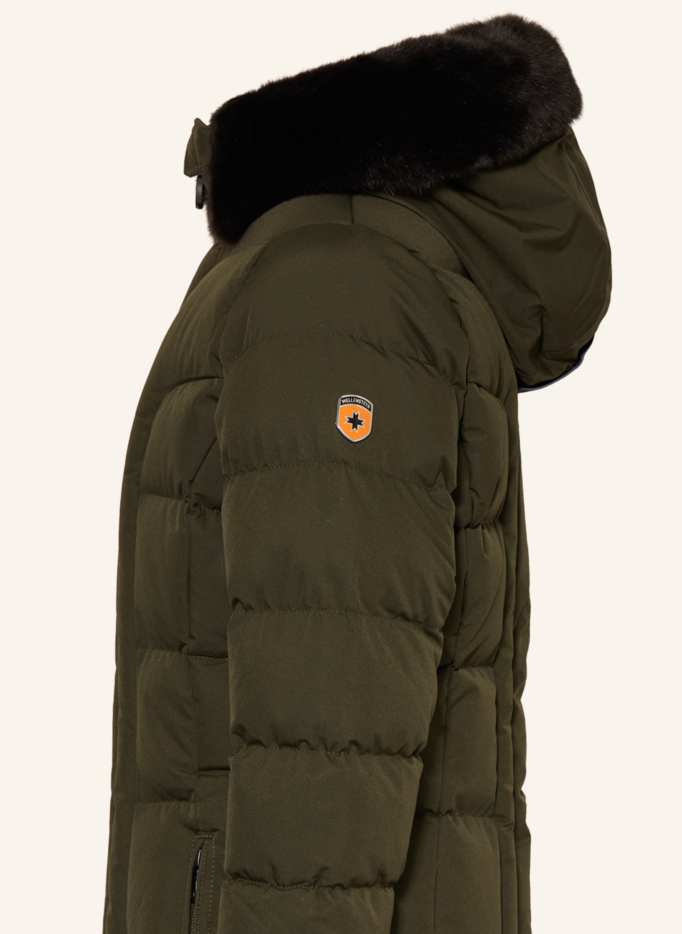 Thumbnail - Wellensteyn Steppjacke Belvitesse Mit Kunstpelz gruen