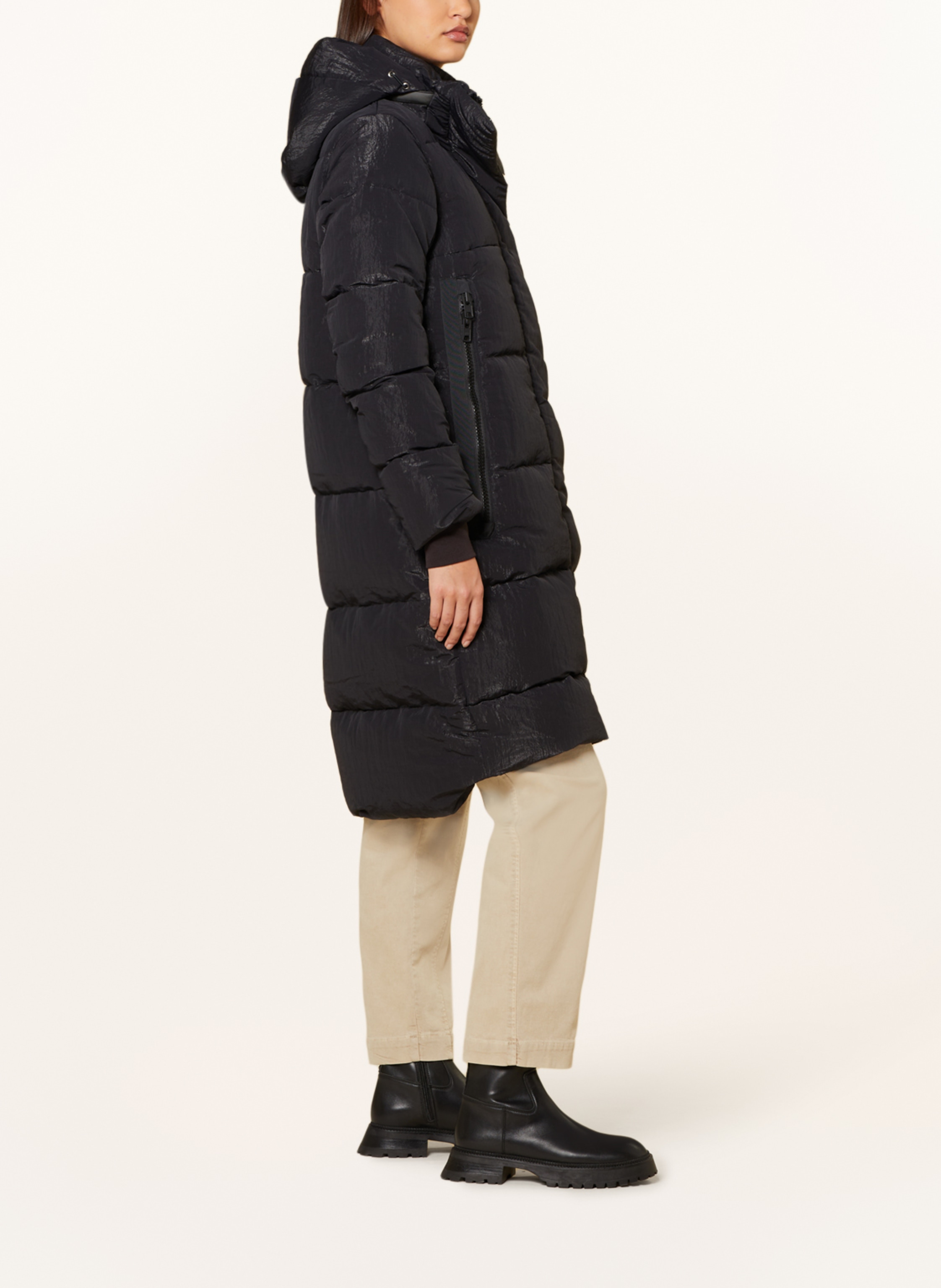 Thumbnail - Canada Goose Daunenmantel Byward Mit Abnehmbarer Kapuze schwarz