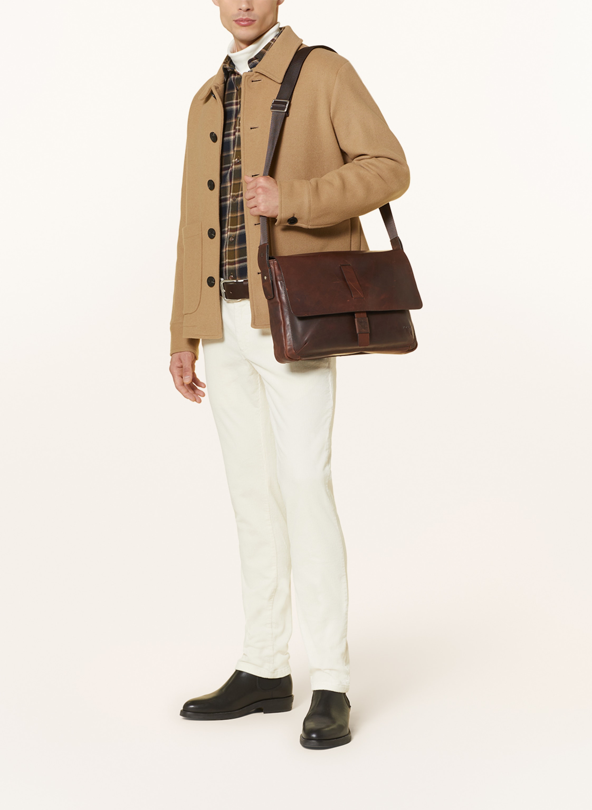 Thumbnail - Joop! Laptop-Tasche Loreto Janis braun