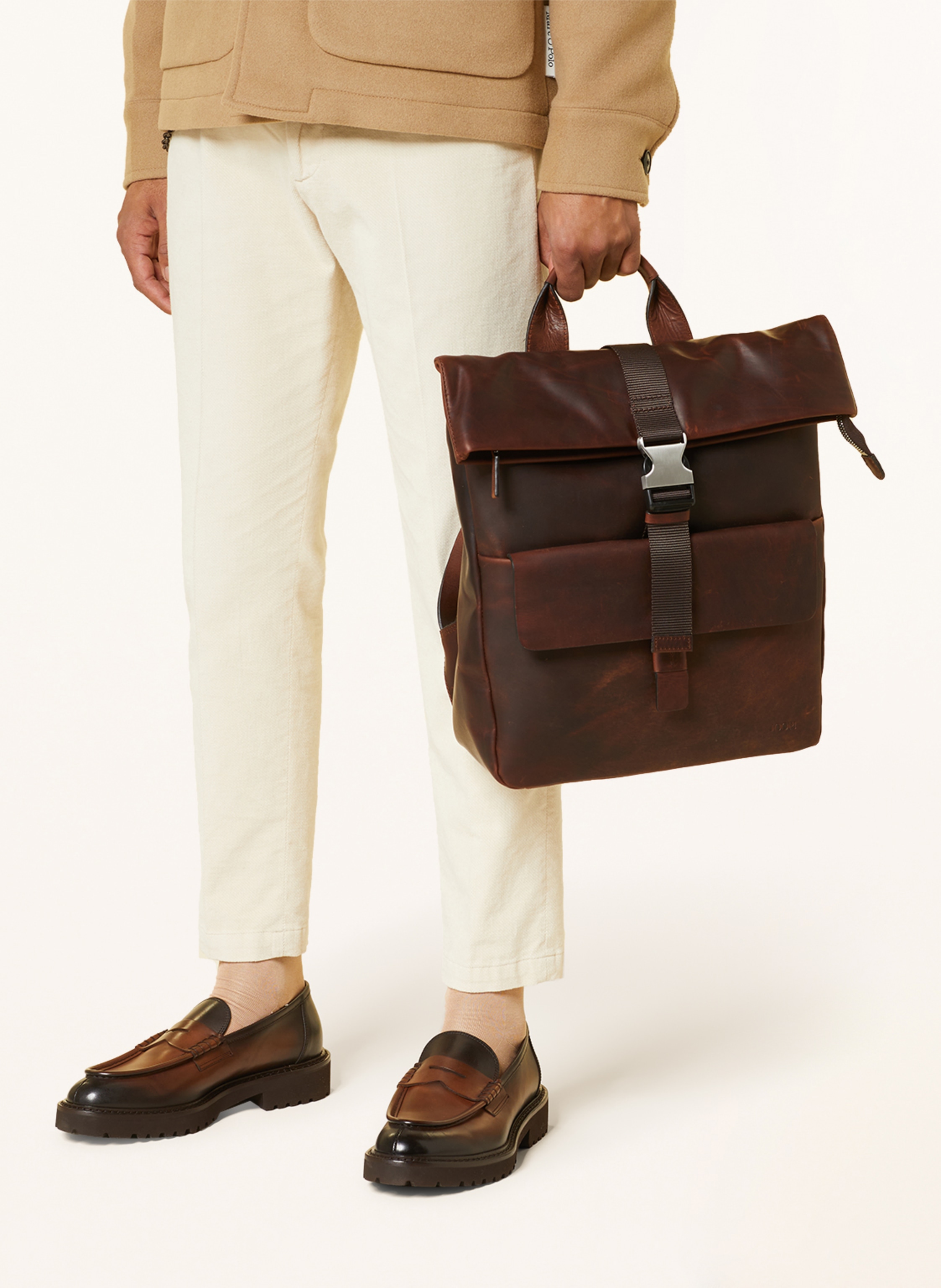 Thumbnail - Joop! Rucksack Loreto Rico Mit Laptop-Fach braun
