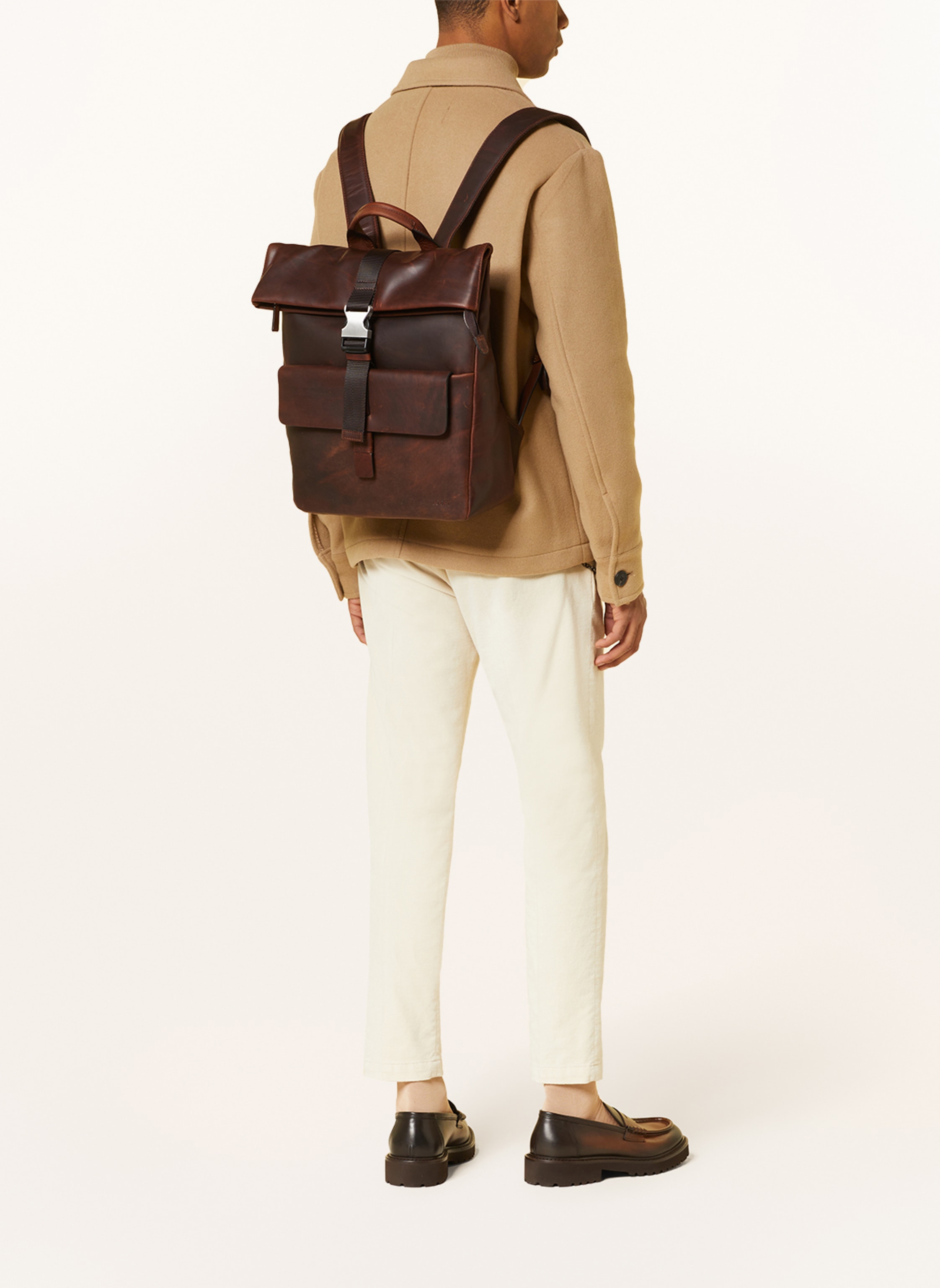Thumbnail - Joop! Rucksack Loreto Rico Mit Laptop-Fach braun