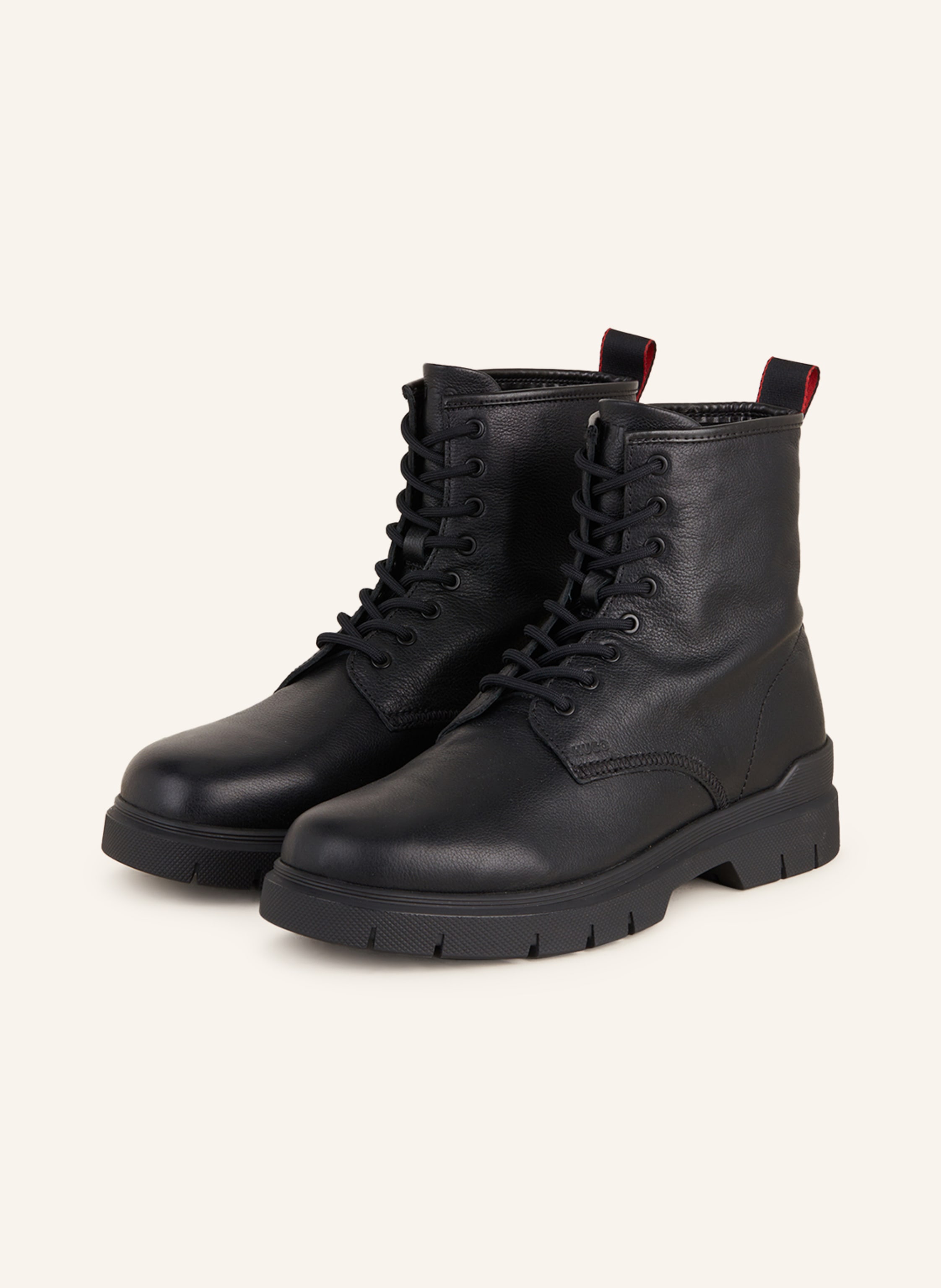 Hugo boss combat boots sale