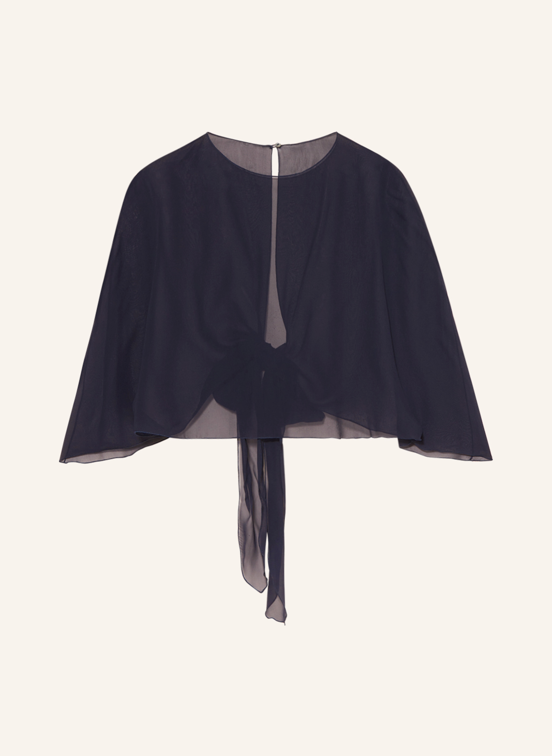 ANTONELLI firenze SeidenCape CHRISTIAN in dunkelblau