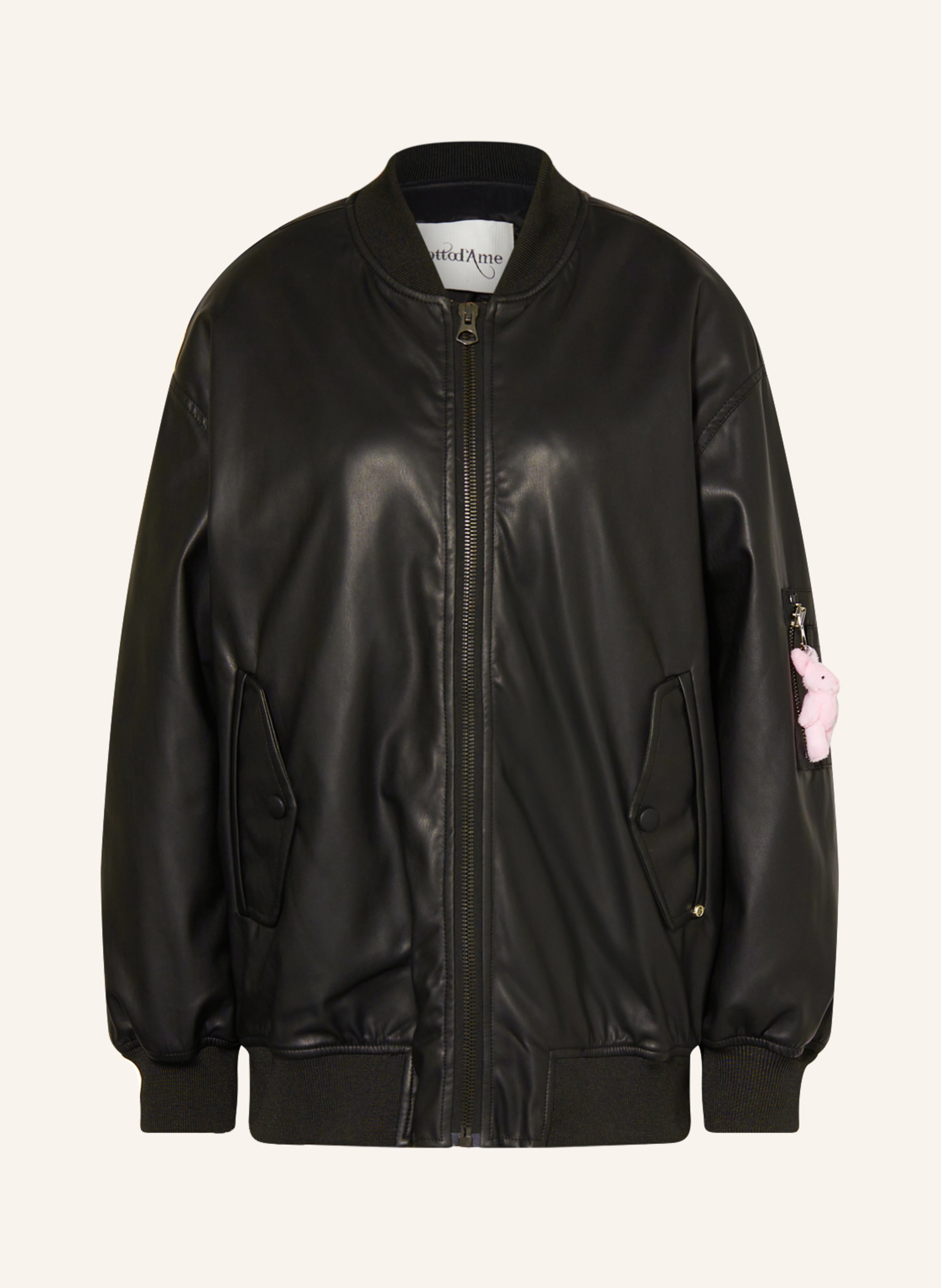 Leather motorcycle sales bomber jacket
