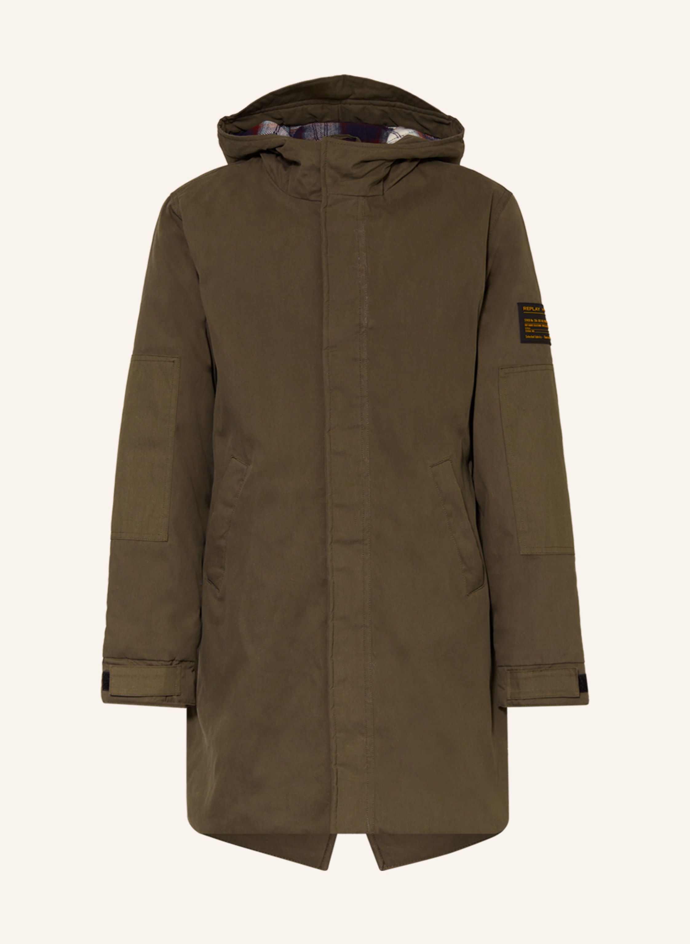 REPLAY Parka in oliv