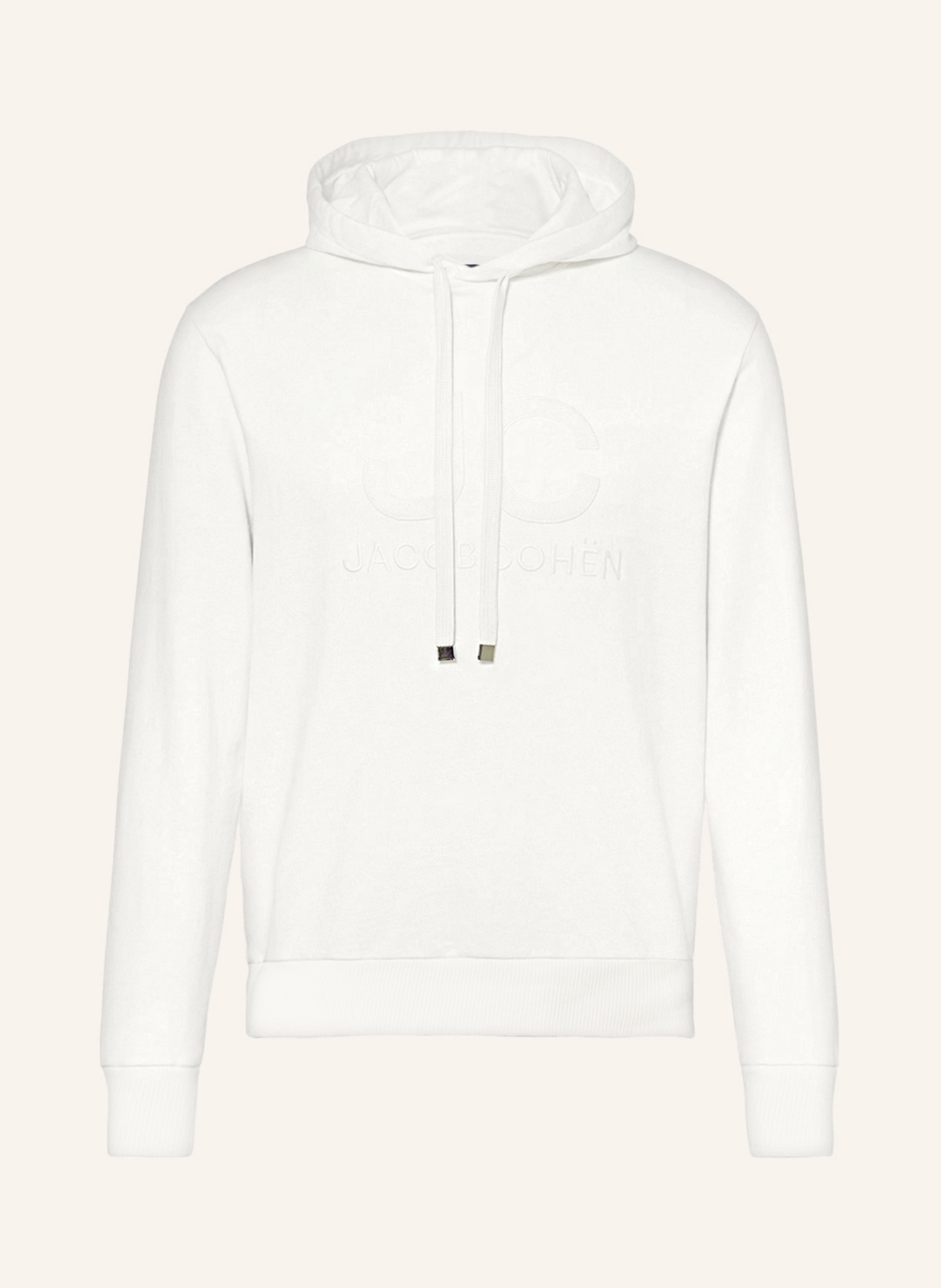 Hooded white sweatshirt hotsell