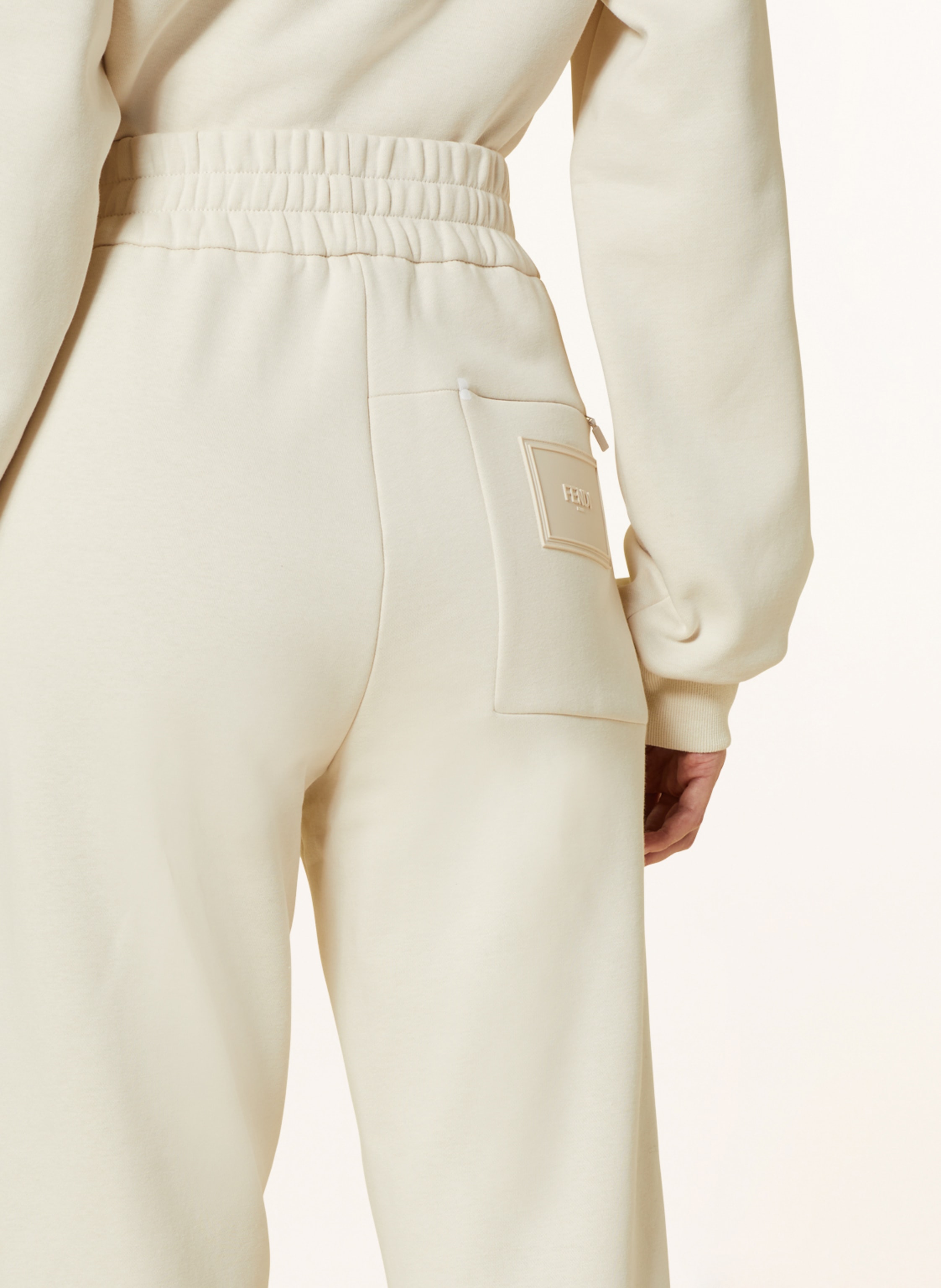 Fendi Sweatpants Mit Galonstreifen beige – Bild 2