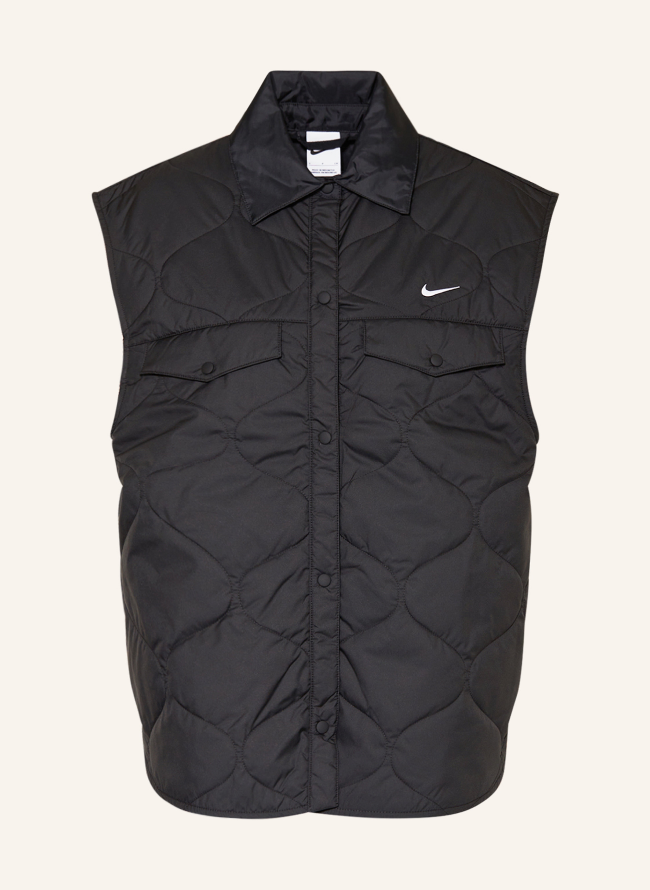 Nike Quilted vest SPORTSWEAR ESSENTIALS in black