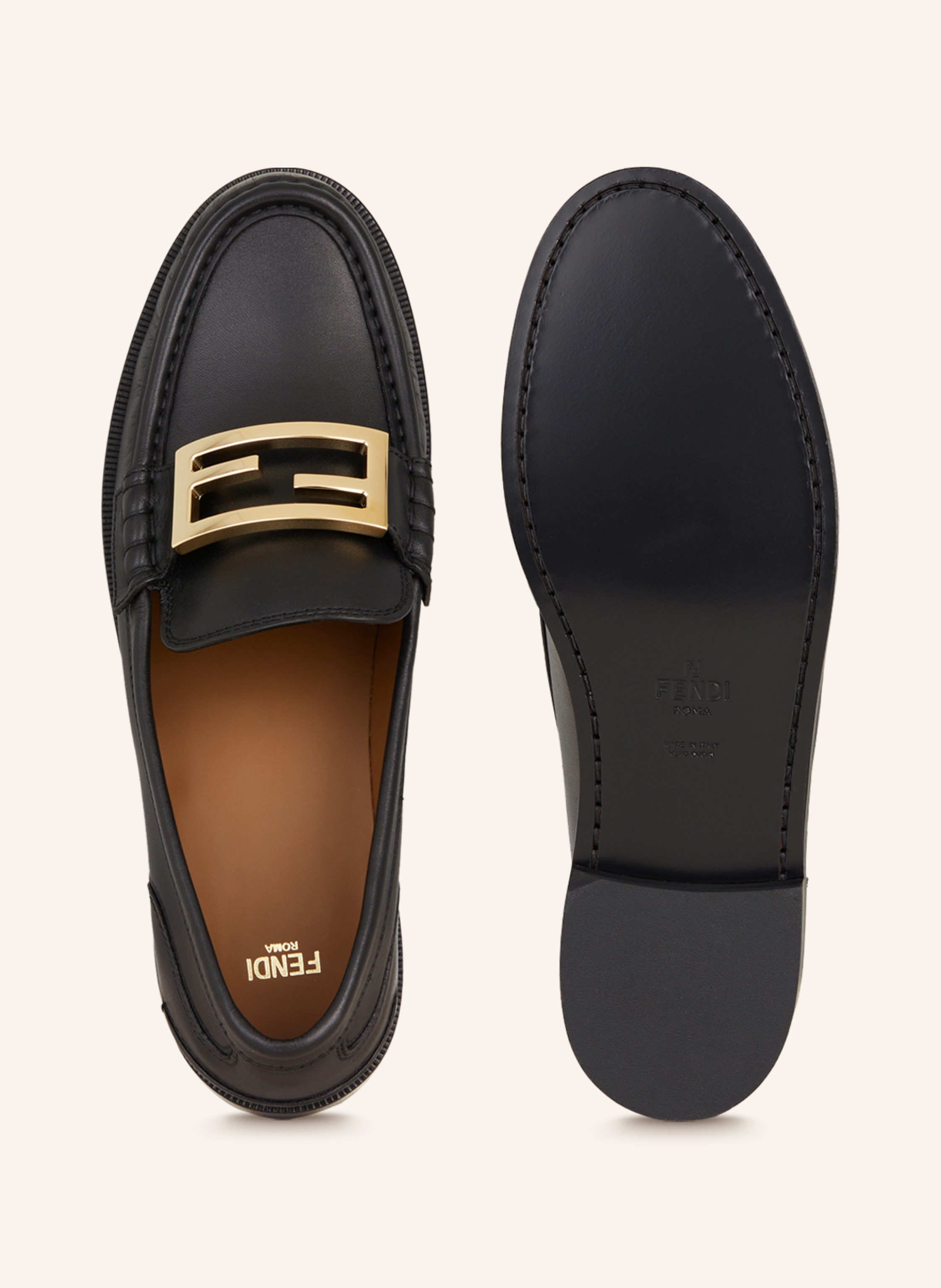 Thumbnail - Fendi Loafer schwarz