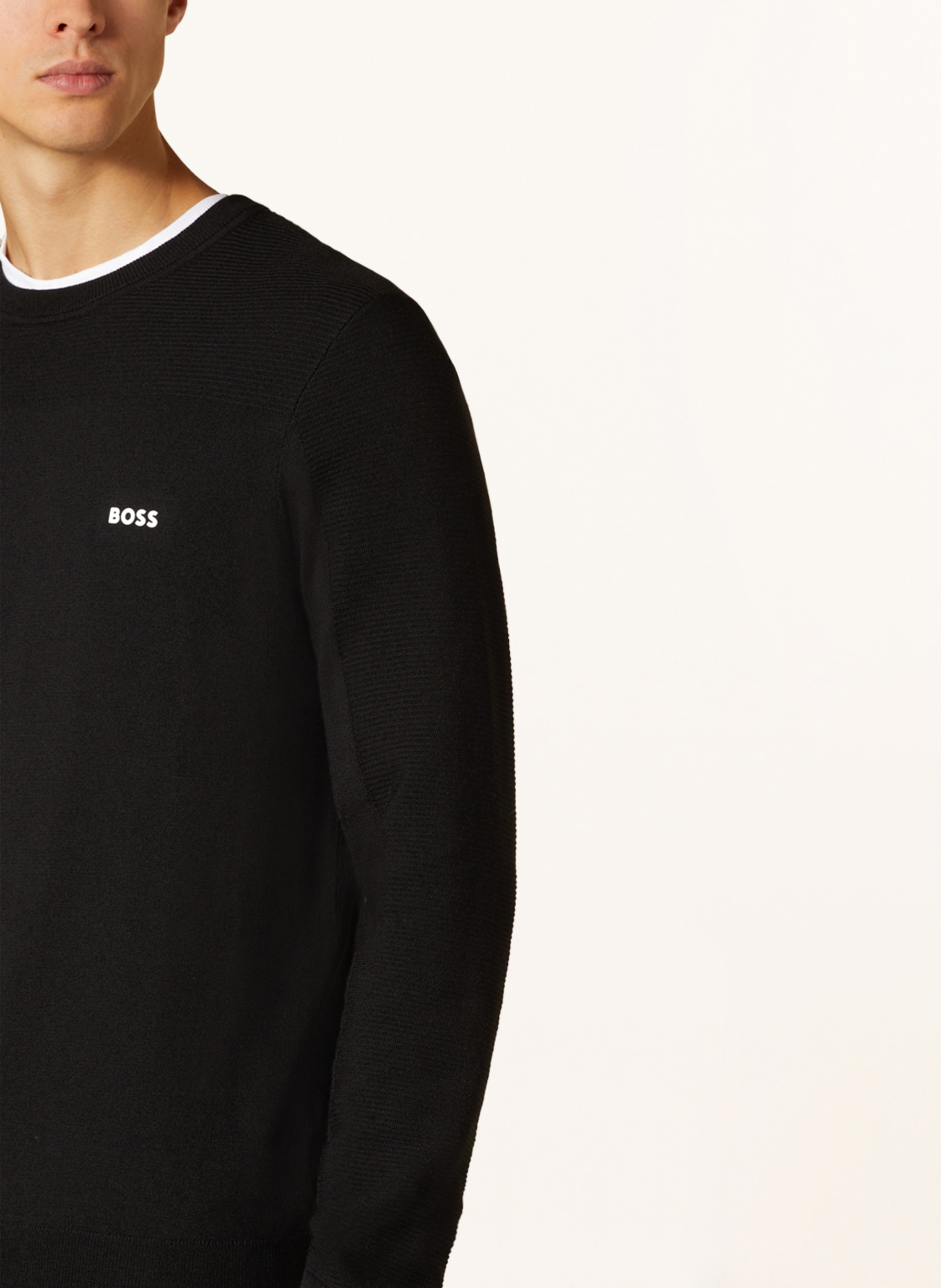 Thumbnail - Boss Pullover Momentum schwarz