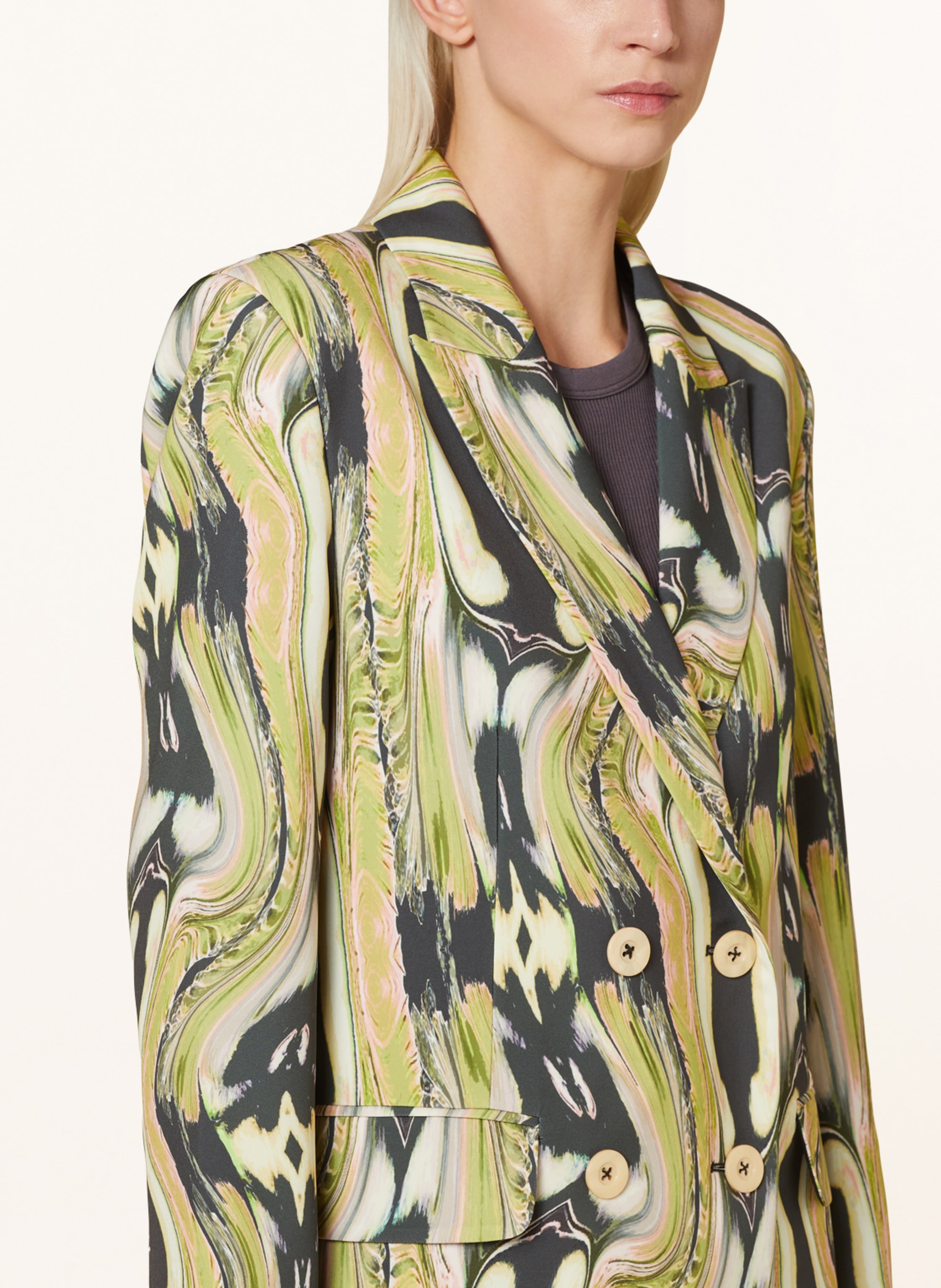 Thumbnail - Mrs & Hugs Blazer gelb