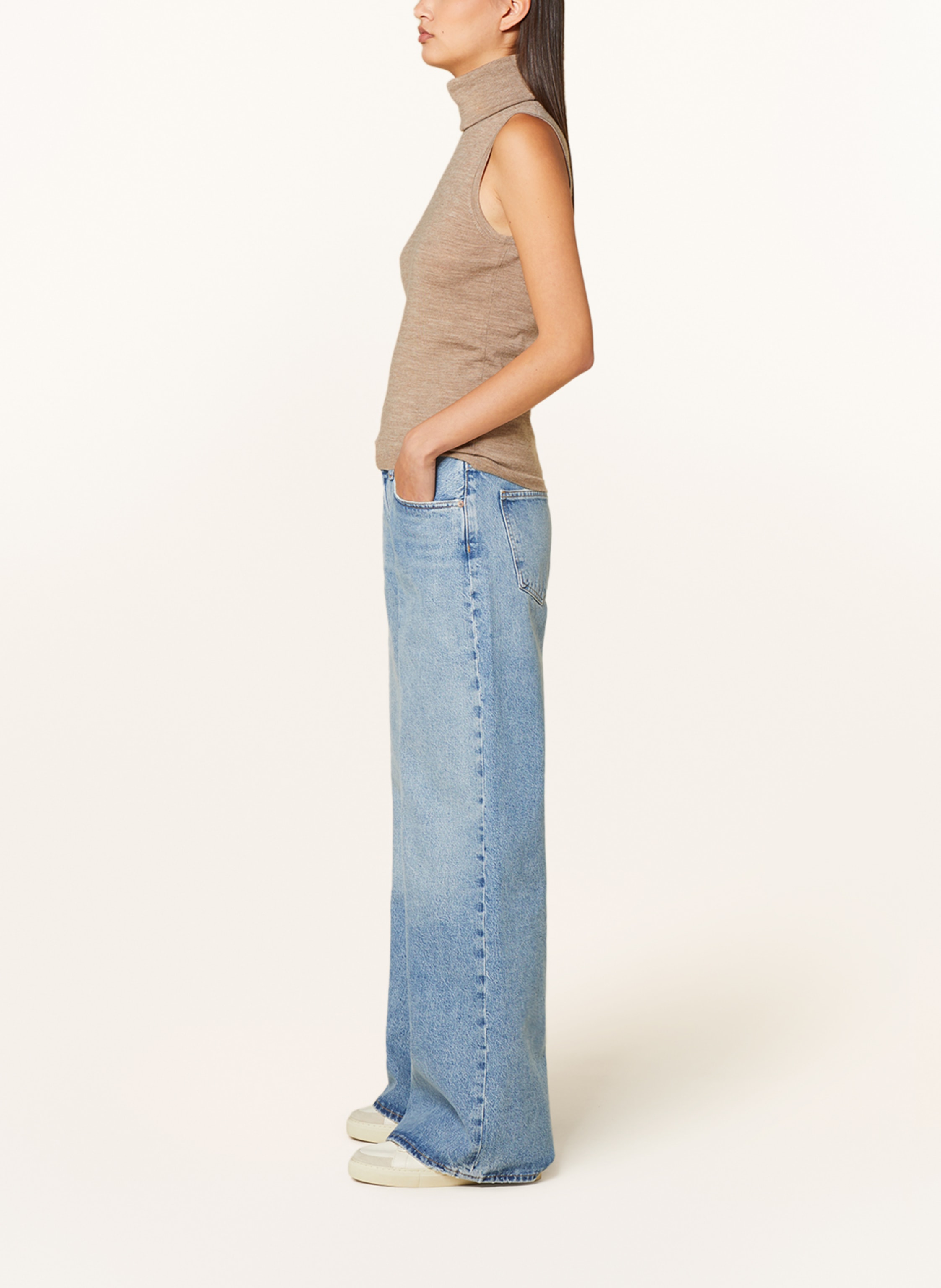 Thumbnail - Agolde Jeans Low Slung Baggy blau