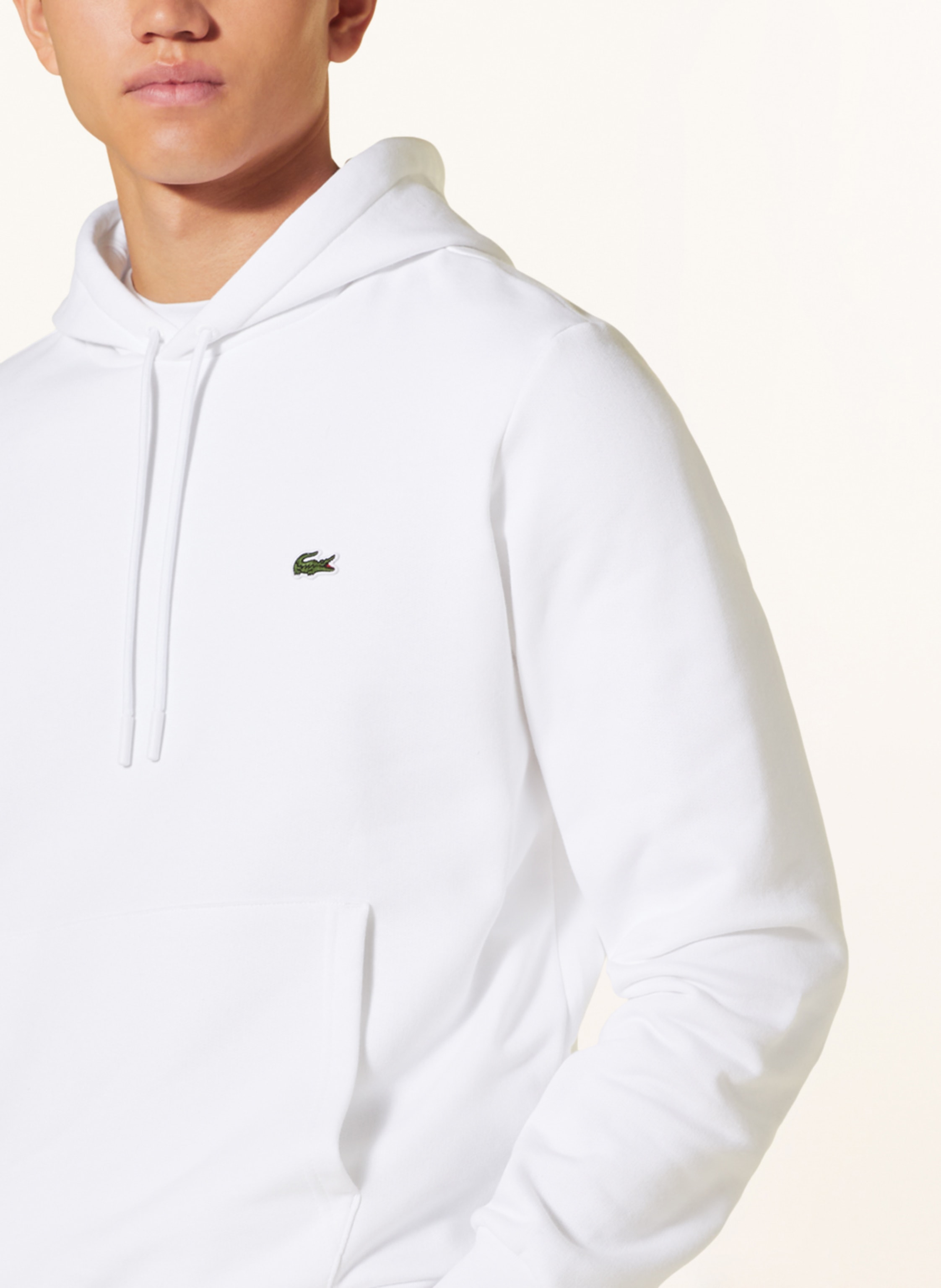 Thumbnail - Lacoste Hoodie weiss