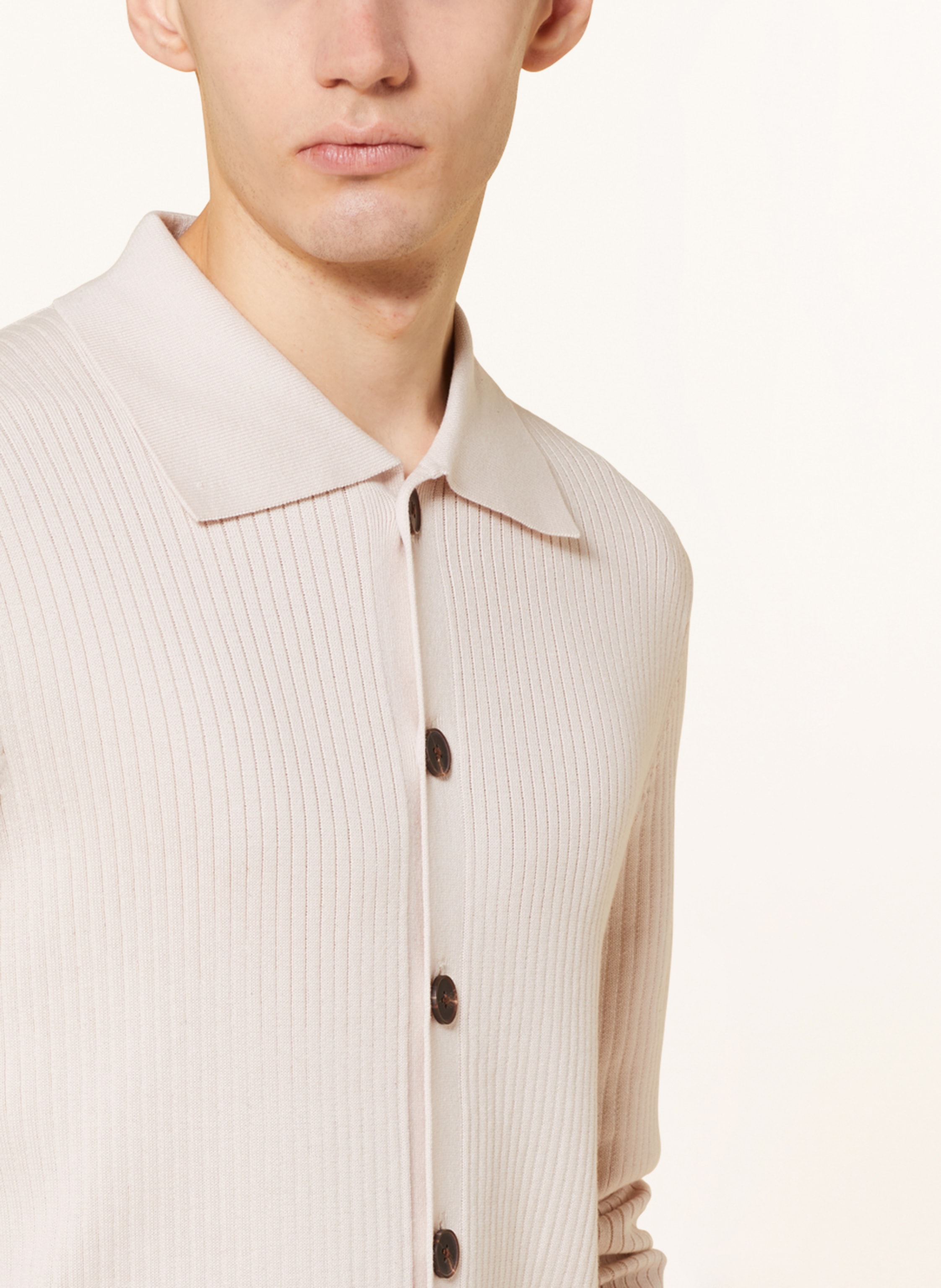 Thumbnail - Strokesman's Strickjacke beige