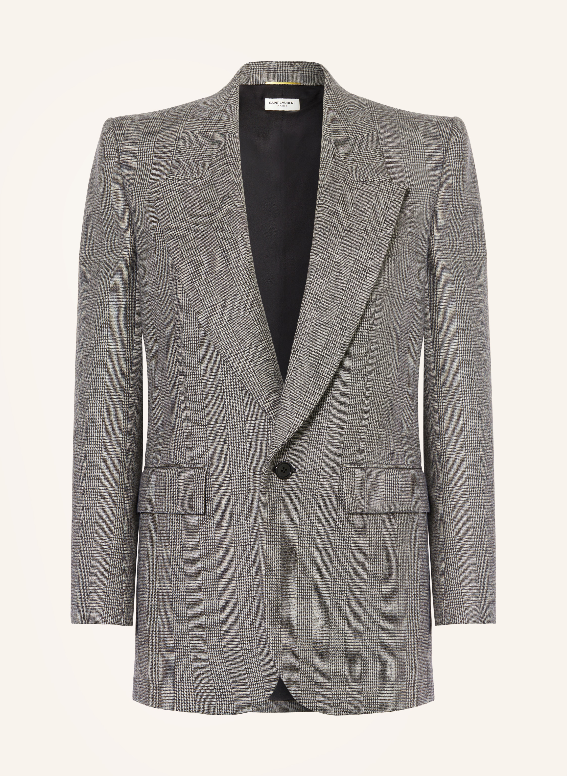 Saint laurent herringbone blazer hotsell