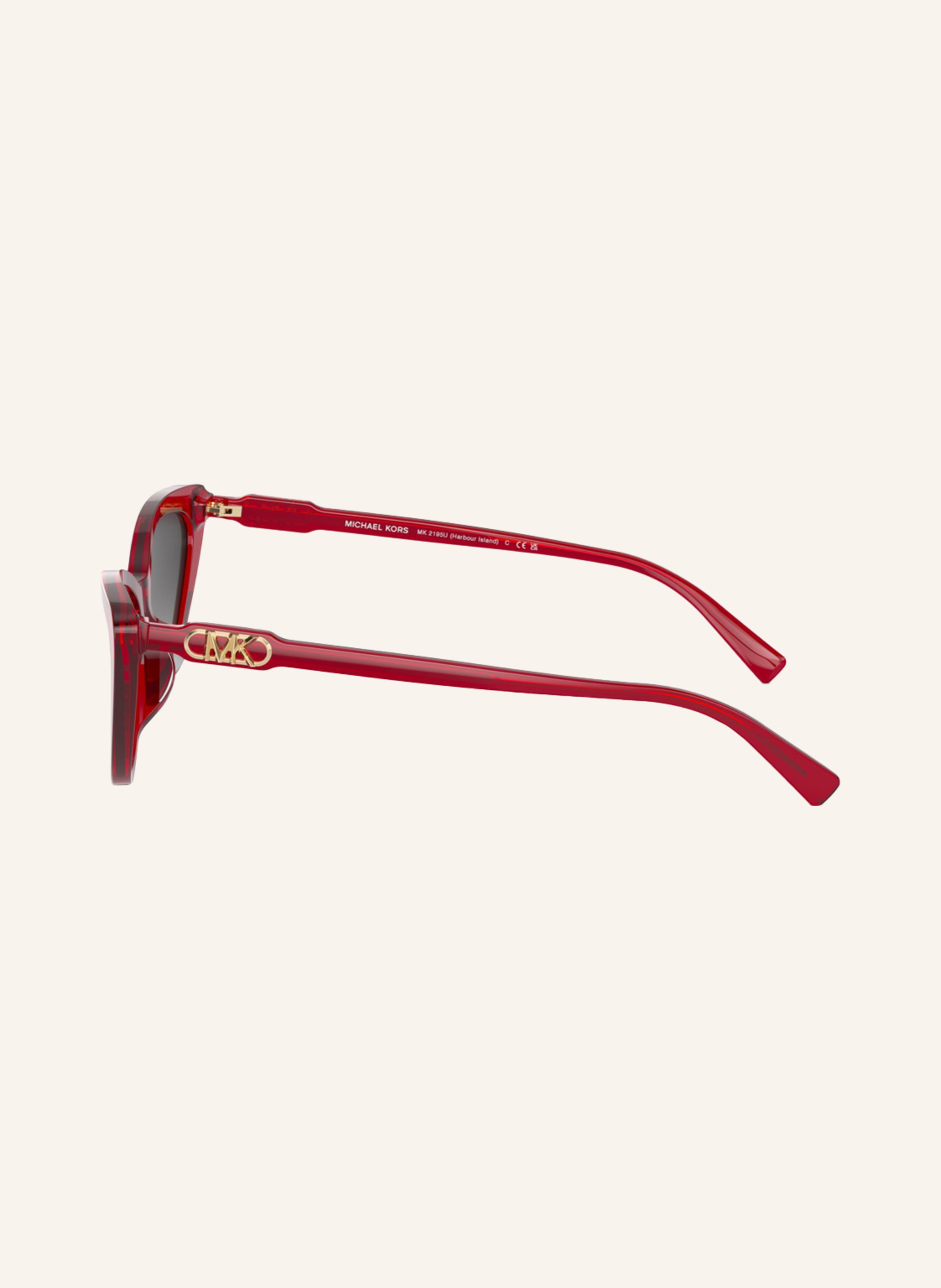 Thumbnail - Michael Kors Sonnenbrille mk2195u Harbour Island rot