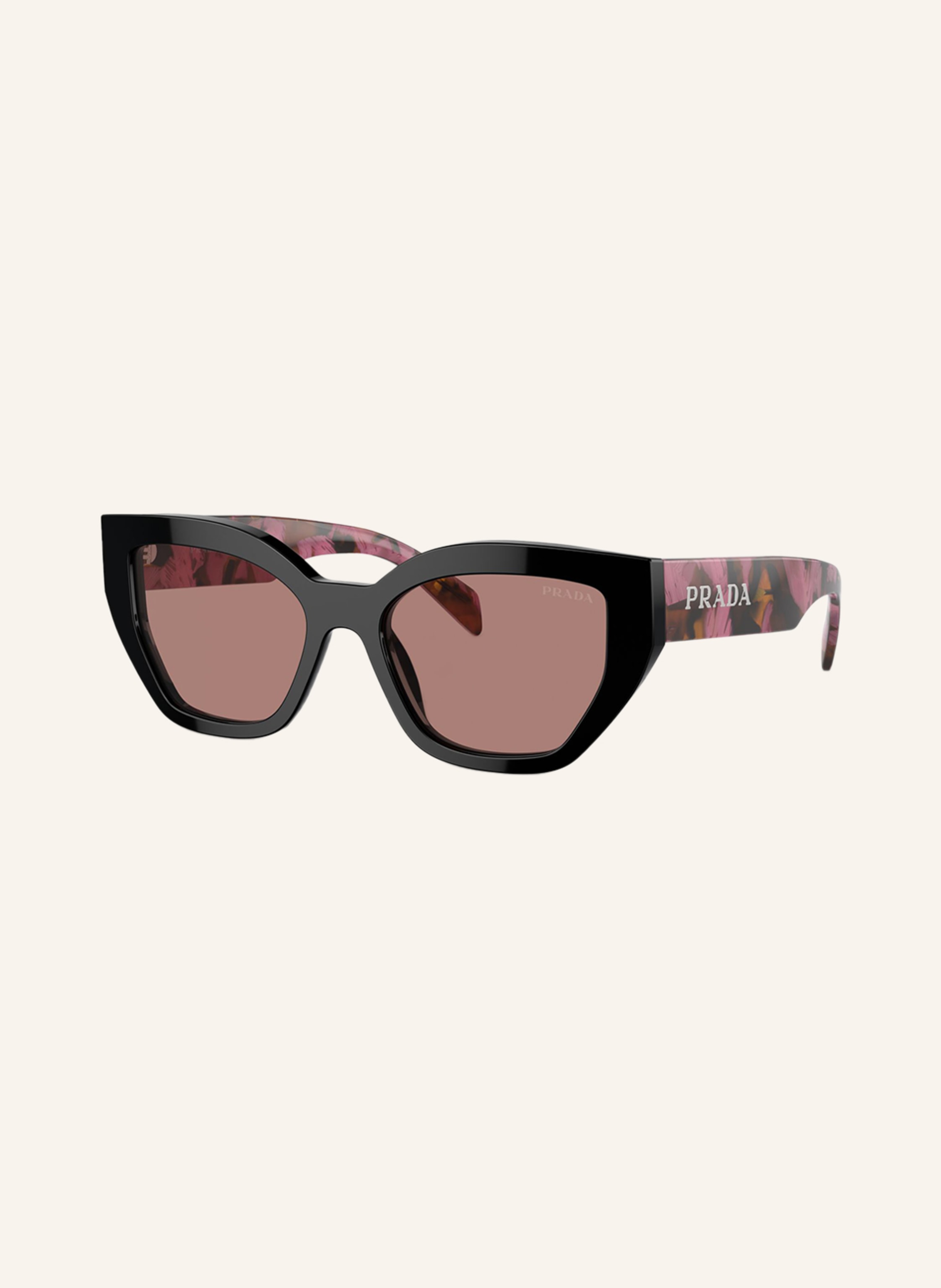 Prada Prada Sonnenbrille Pr a09s lila in 12O10D - SCHWARZ/ HELLBRAUN