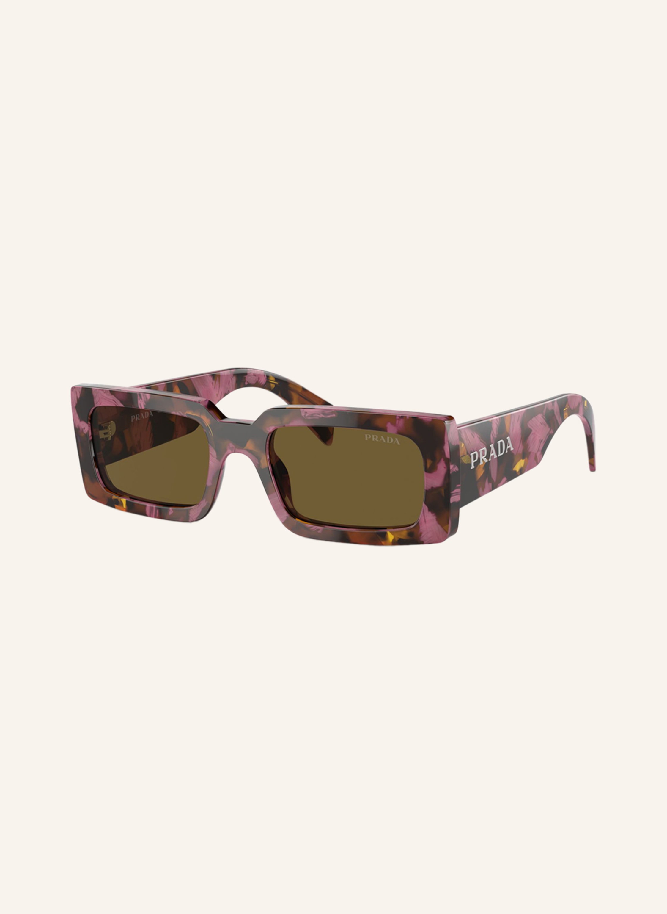 Prada Prada Sonnenbrille Pr a07s lila in 18N01T - HAVANA/ DUNKELBRAUN