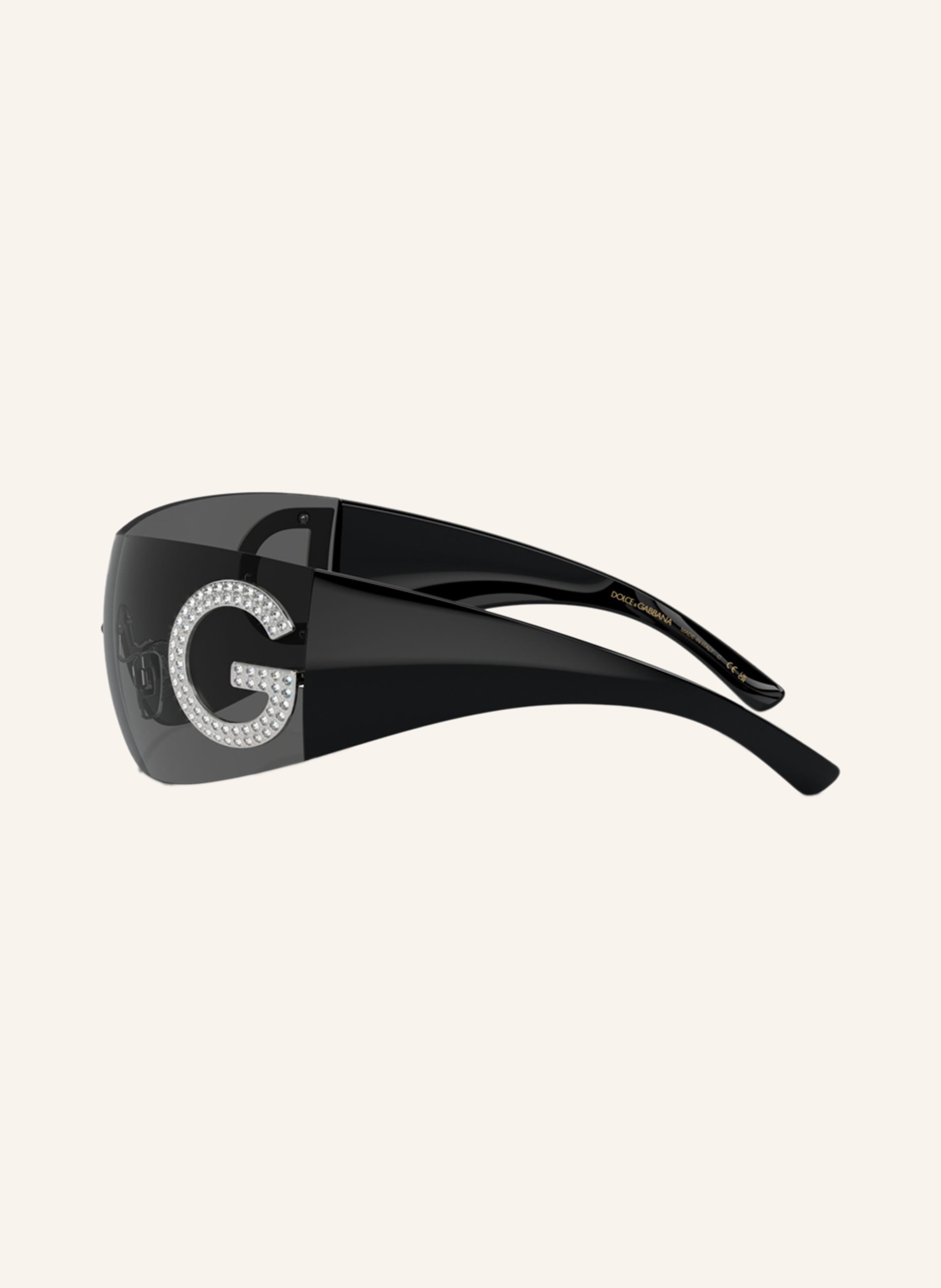 Thumbnail - Dolce & Gabbana Sonnenbrille dg2298b Mit Schmucksteinen schwarz