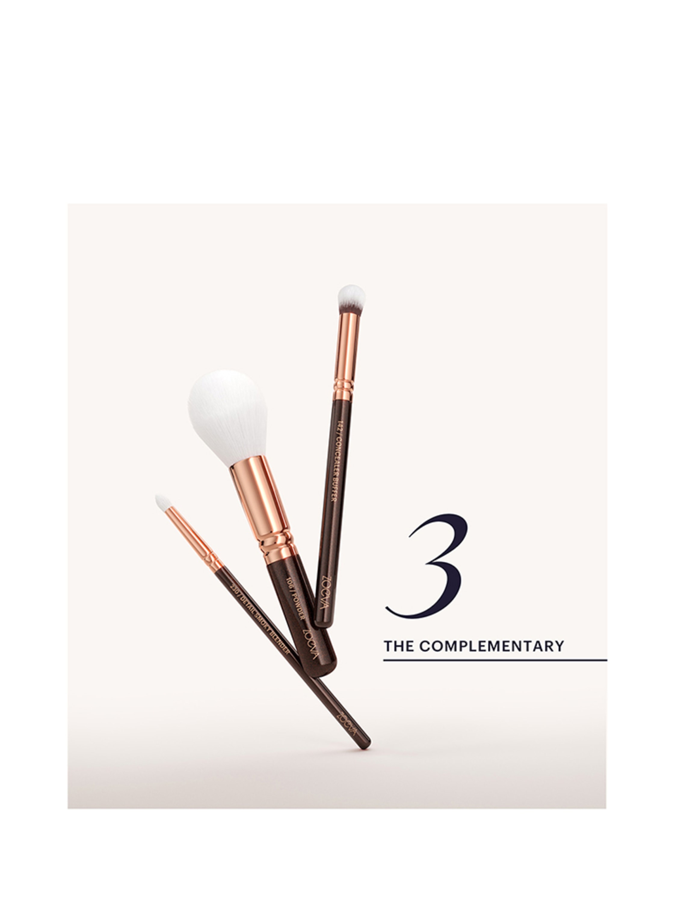 Thumbnail - Zoeva The Complete Brush Set - Rosé Golden Edition Pinsel Set