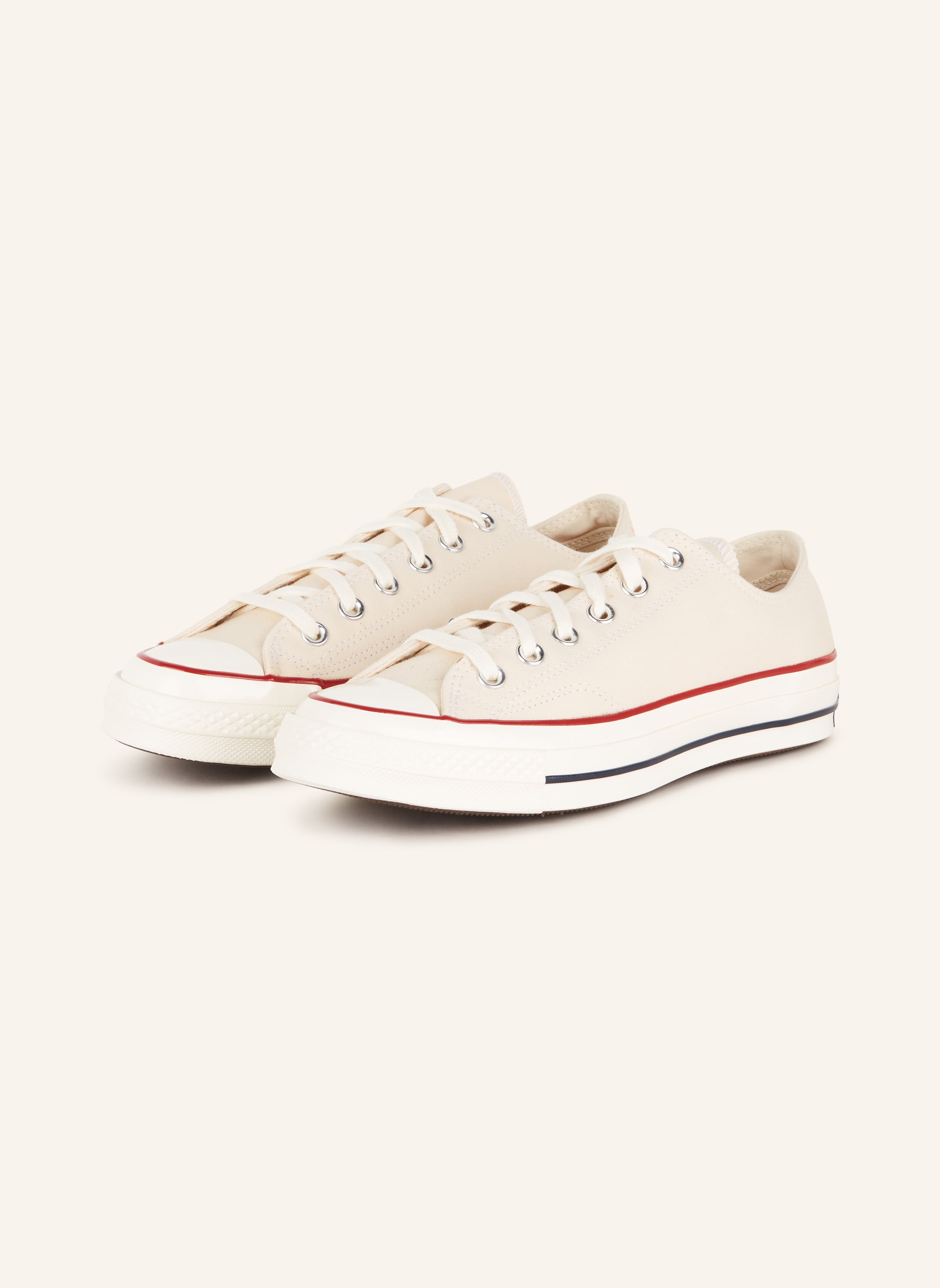 Weißer Converse Chuck 70 Ox Sneaker aus Canvas
