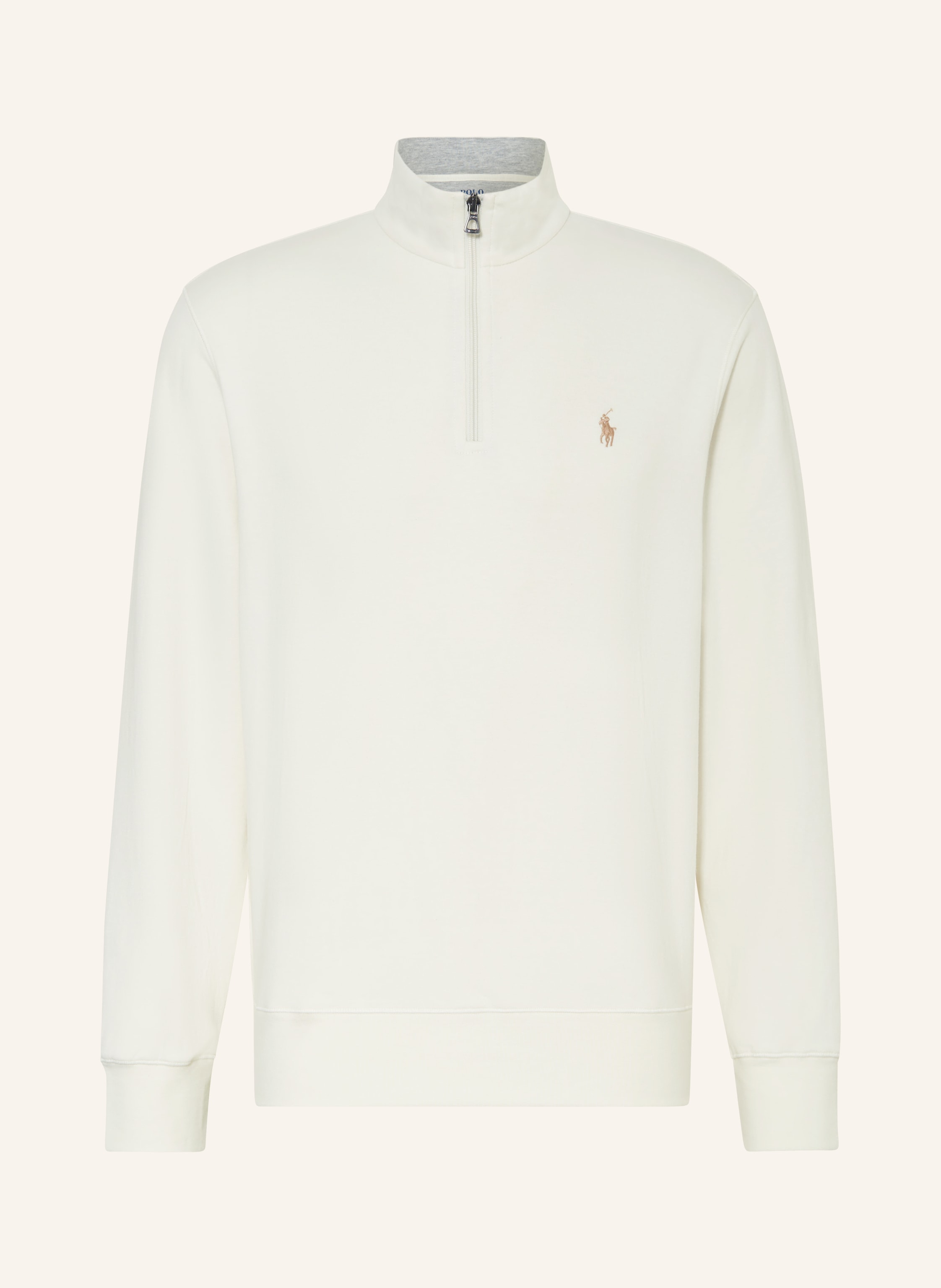 Half black shop half white sweater