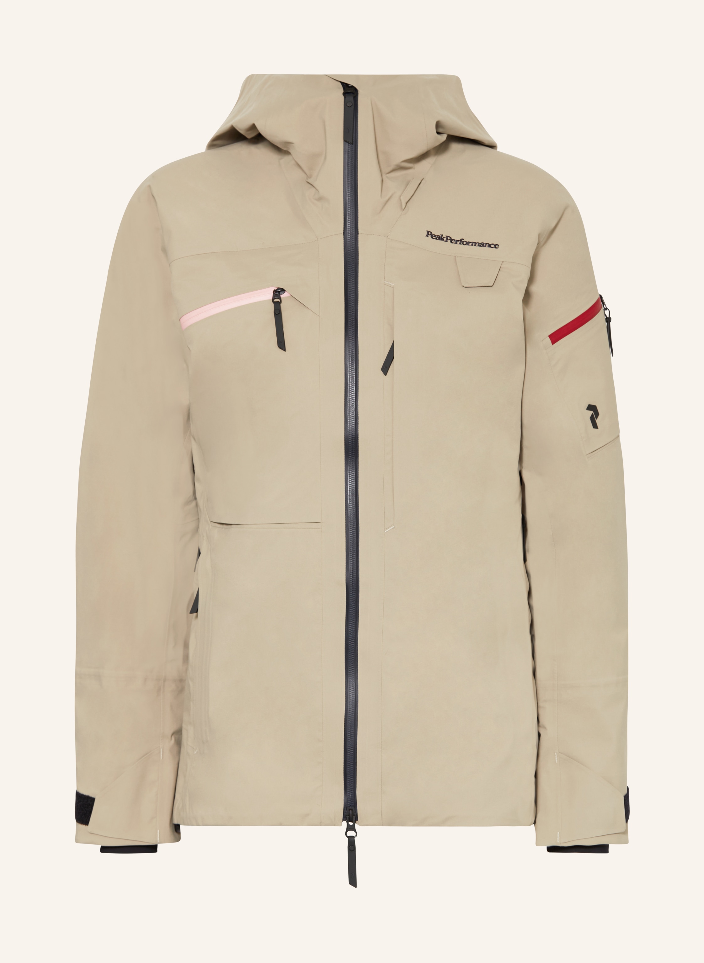 Peak Performance Hardshell ski jacket ALPINE GOR-TEX in beige