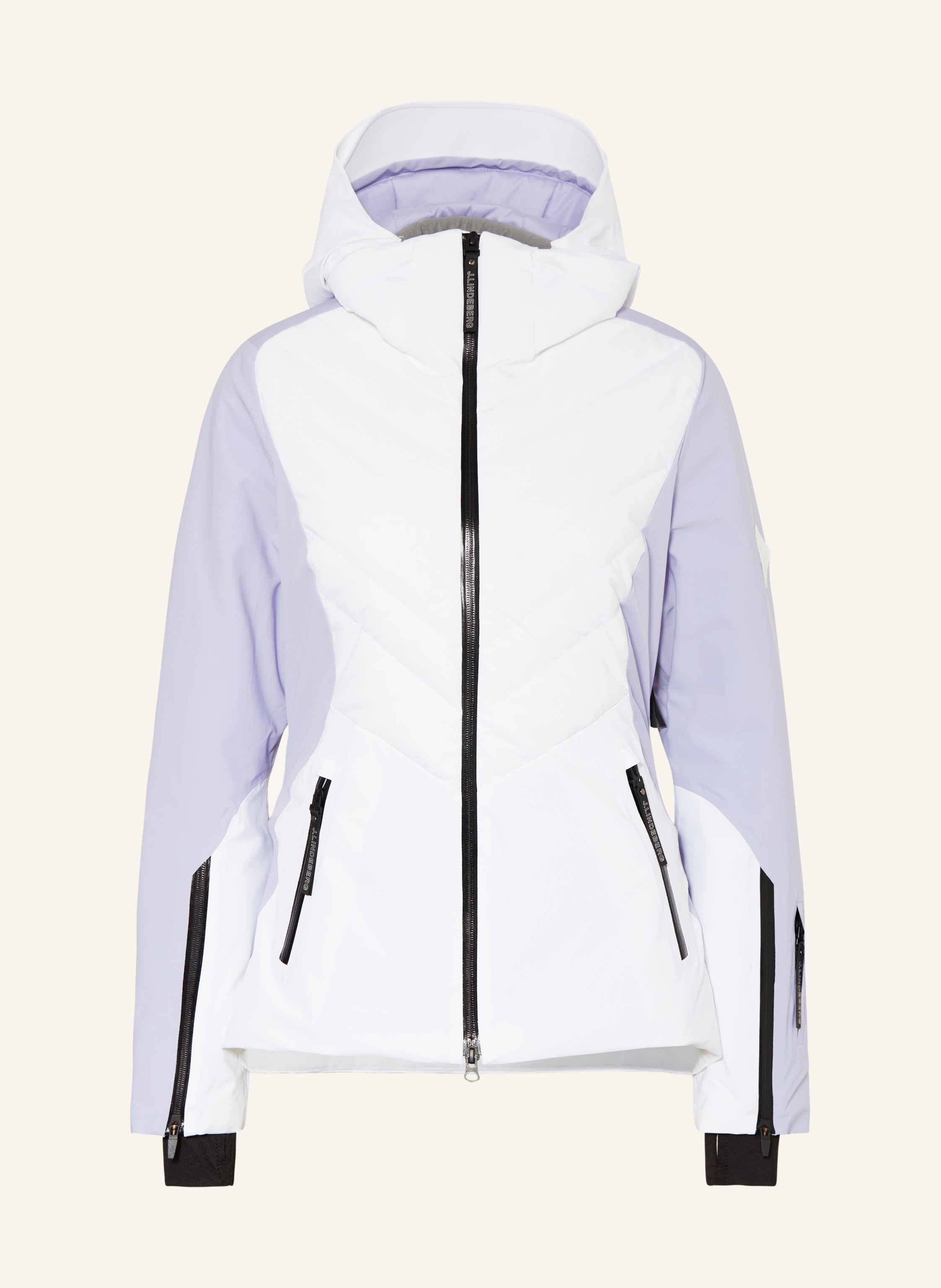 J.LINDEBERG Ski jacket in white light purple