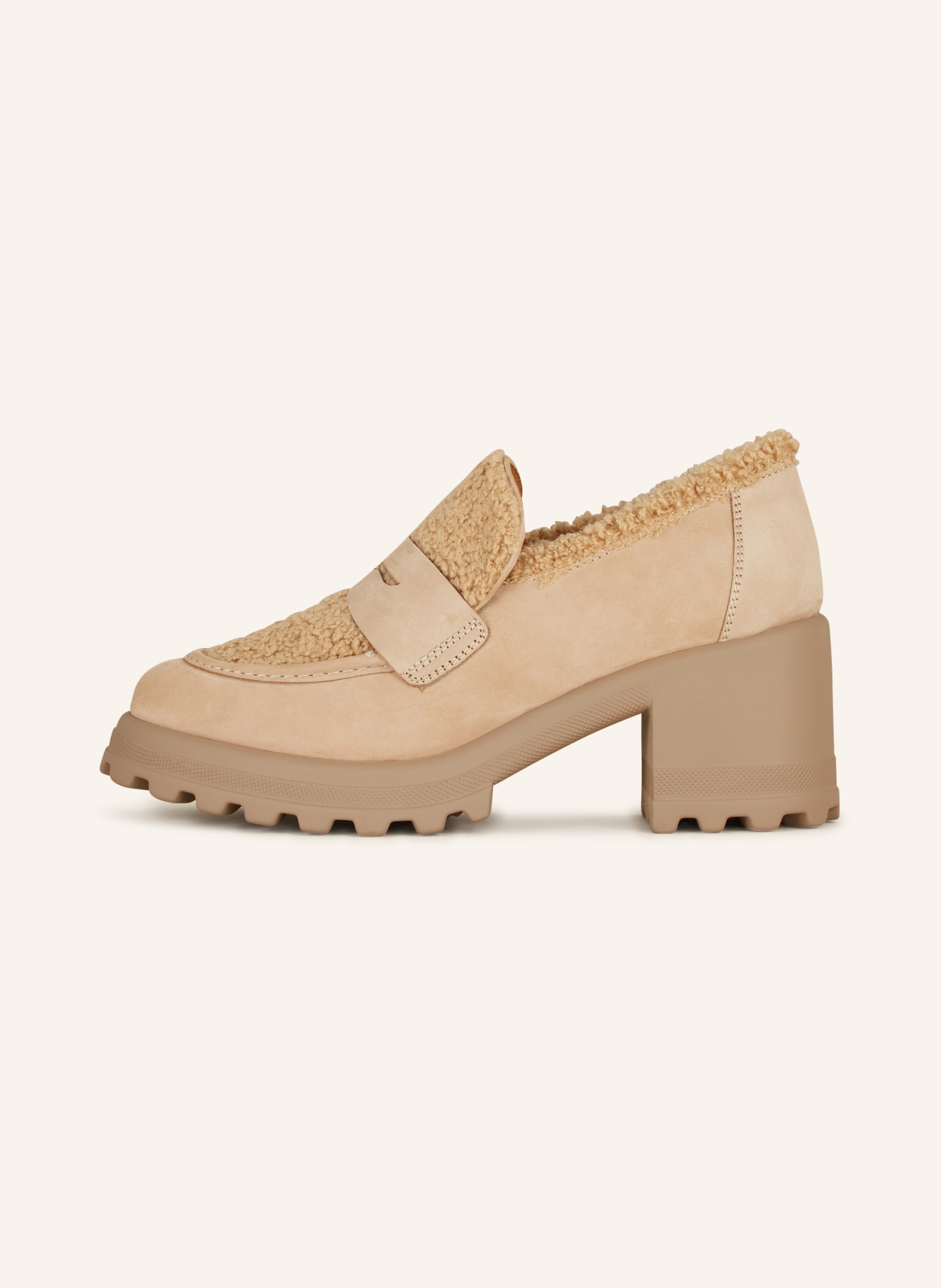 Thumbnail - Voile Blanche Penny-Loafer beige
