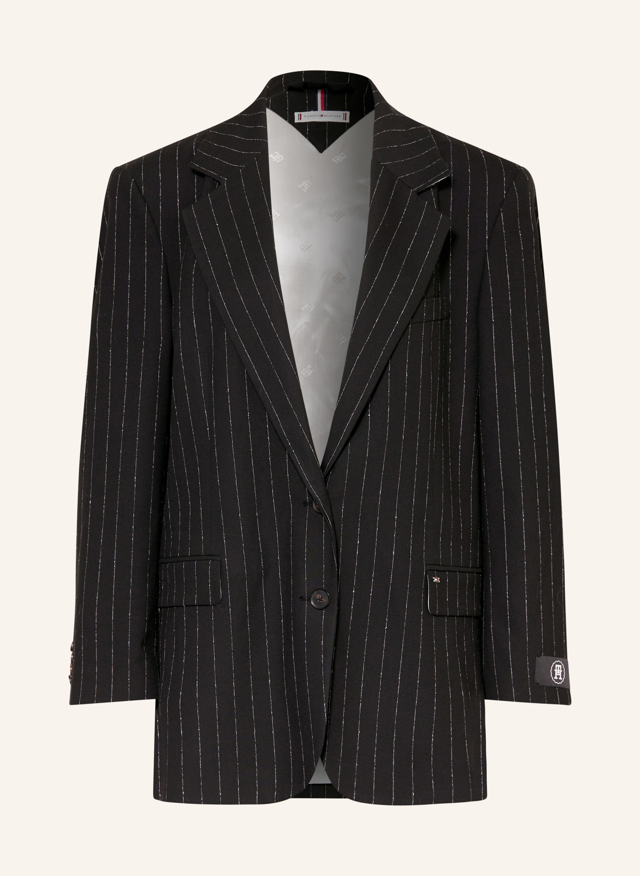 Tommy hilfiger black blazer deals