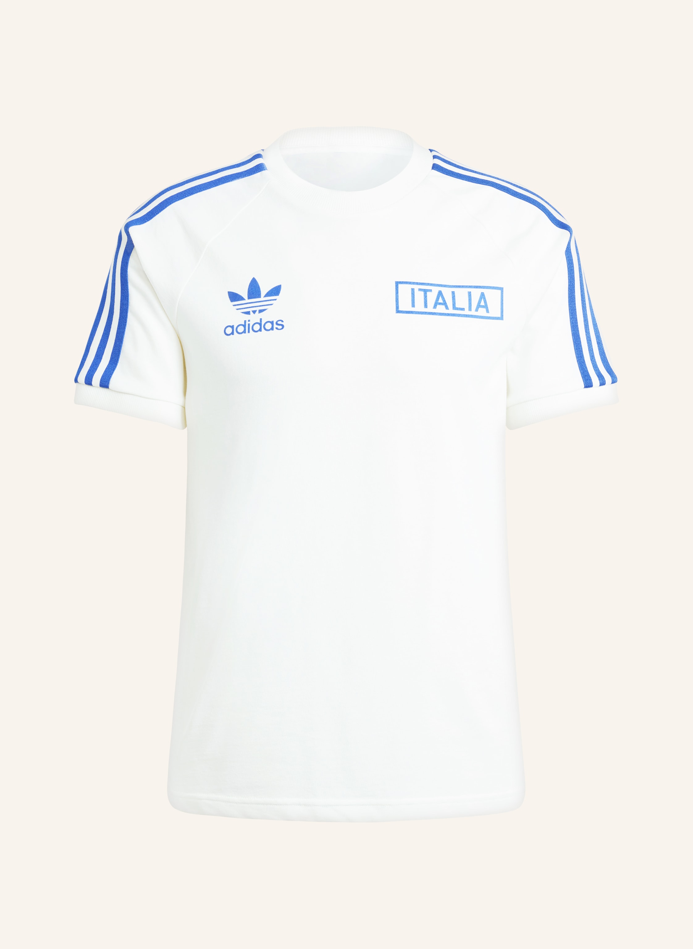 Adidas originals white top and blue t shirt