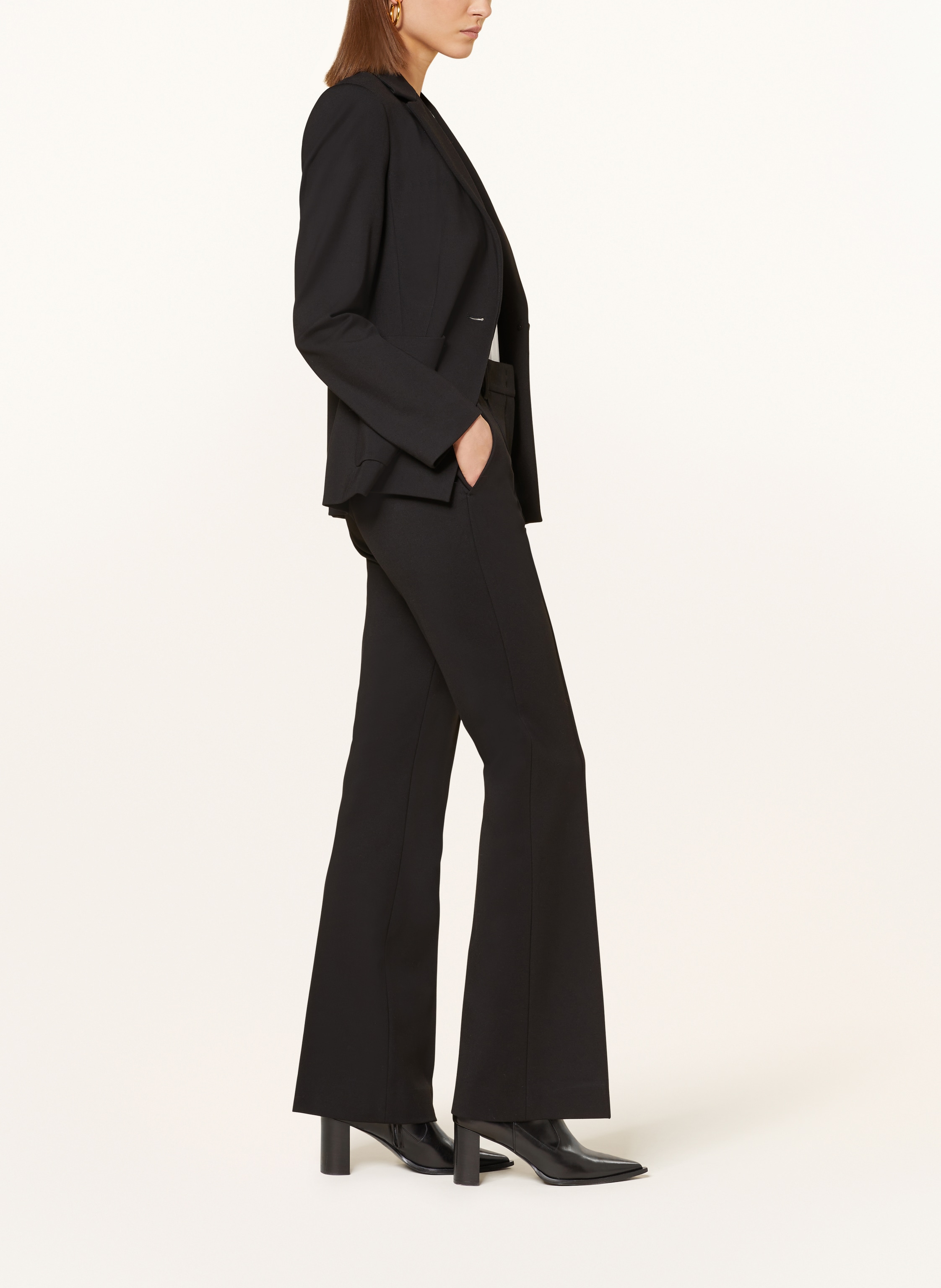 Thumbnail - Dorothee Schumacher Marlenhose Emotional Essence Aus Jersey schwarz