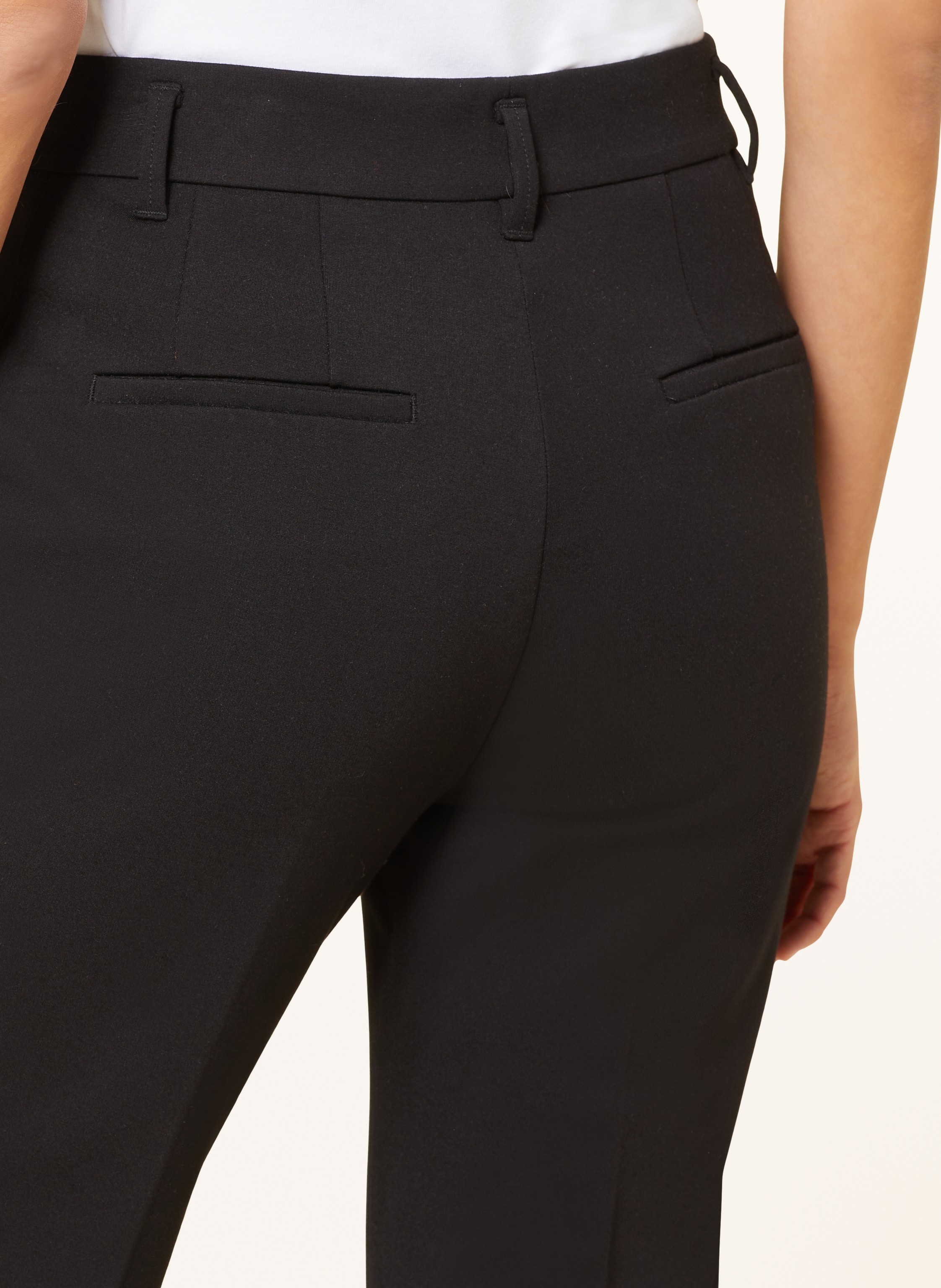 Thumbnail - Dorothee Schumacher Marlenhose Emotional Essence Aus Jersey schwarz