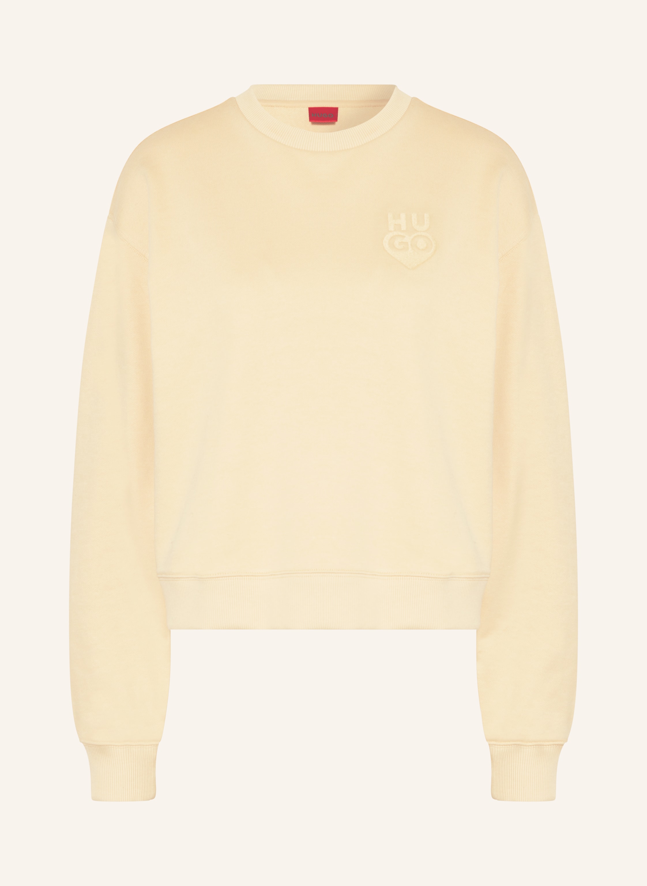 Hugo boss yellow best sale sweatshirt