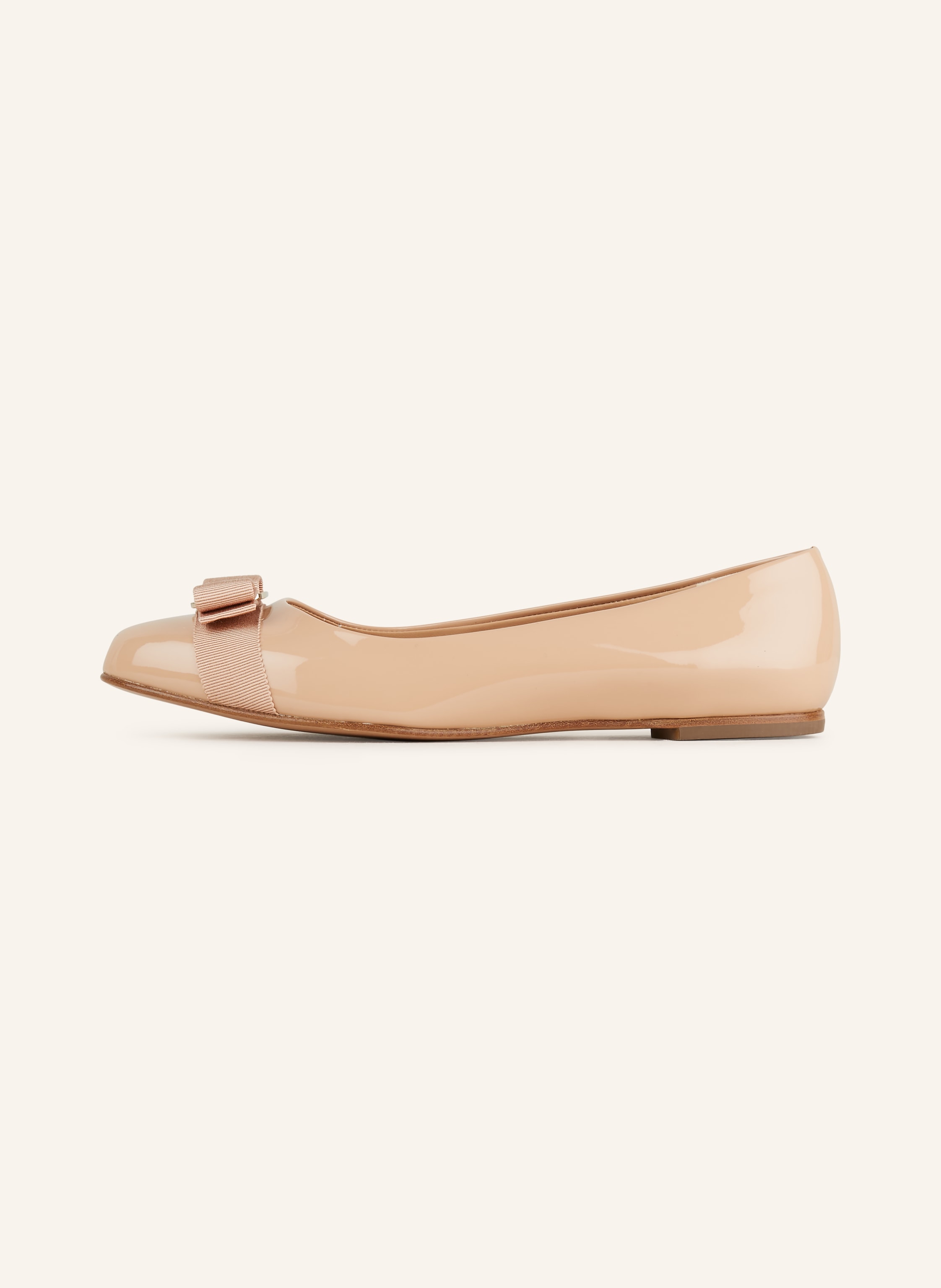 Thumbnail - Ferragamo Ballerinas Varina beige