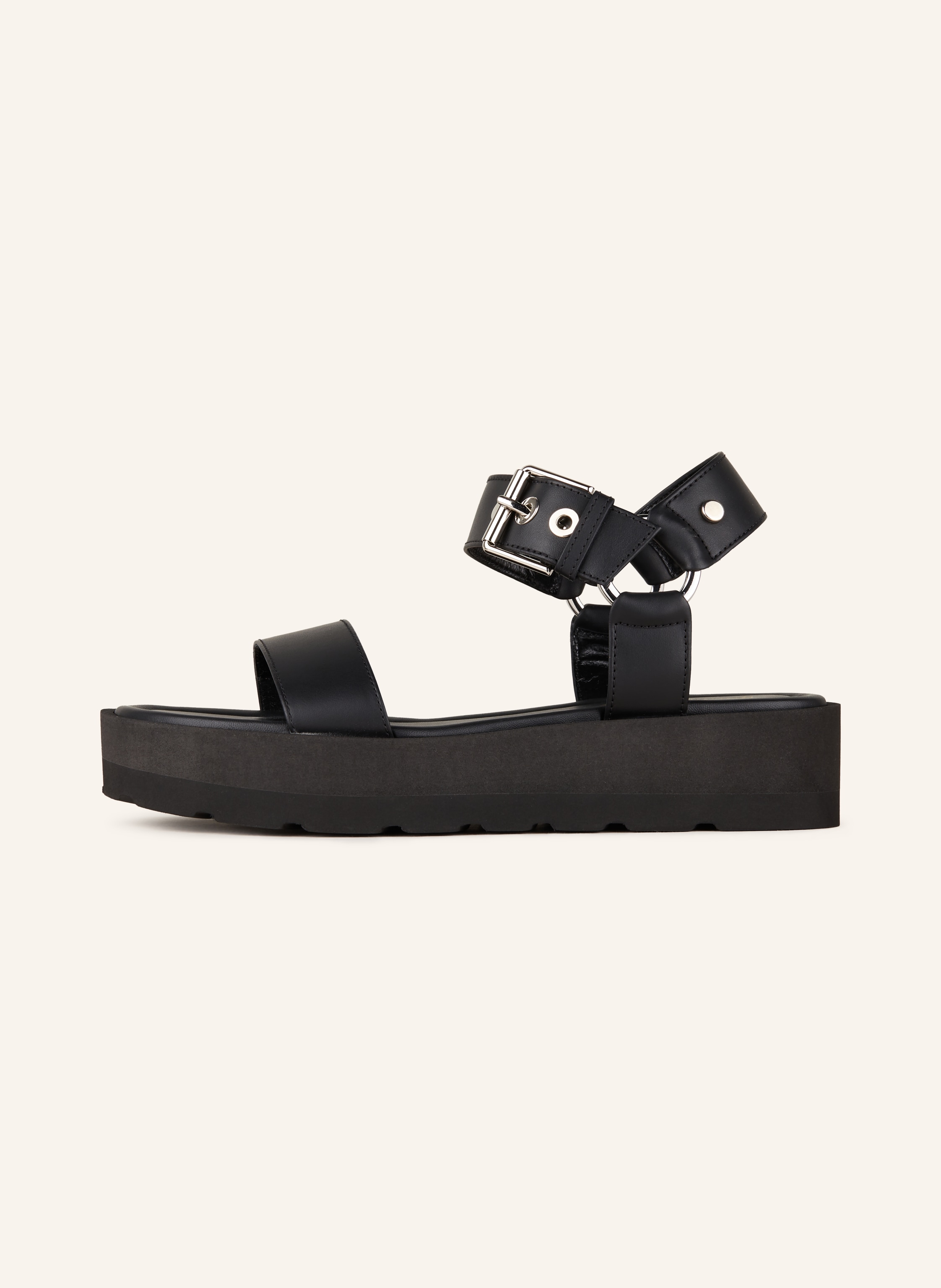 Thumbnail - Gianvito Rossi Plateau-Sandalen Flatform schwarz
