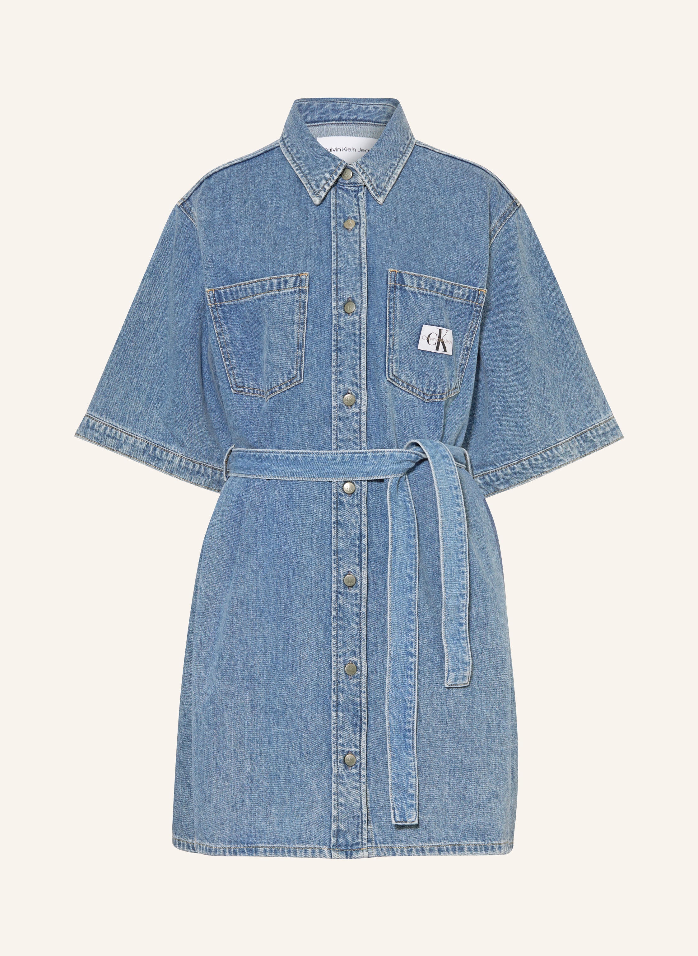 Calvin klein clearance blue jean dress